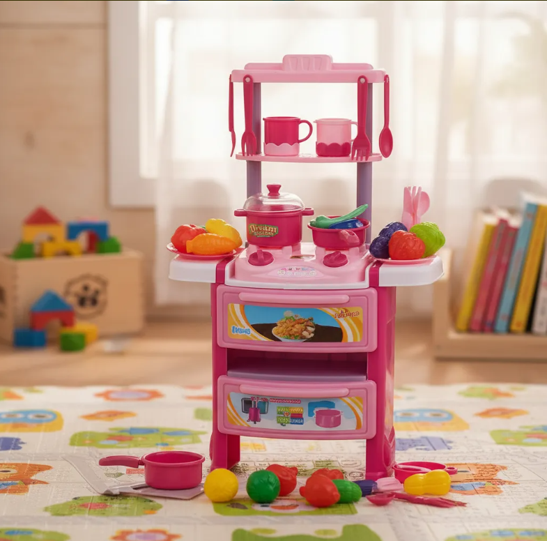Mini Cocina Infantil Completa Con Accesorios-2