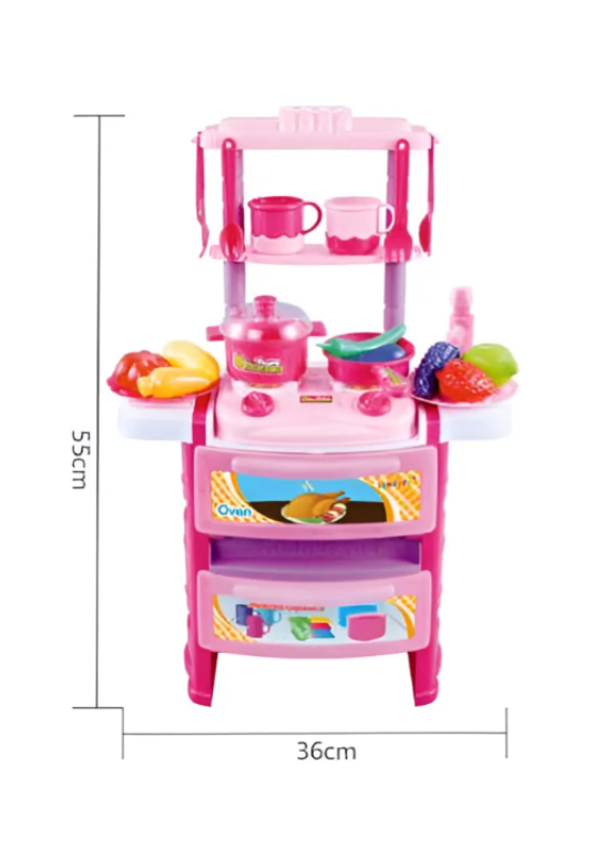Mini Cocina Infantil Completa Con Accesorios-3