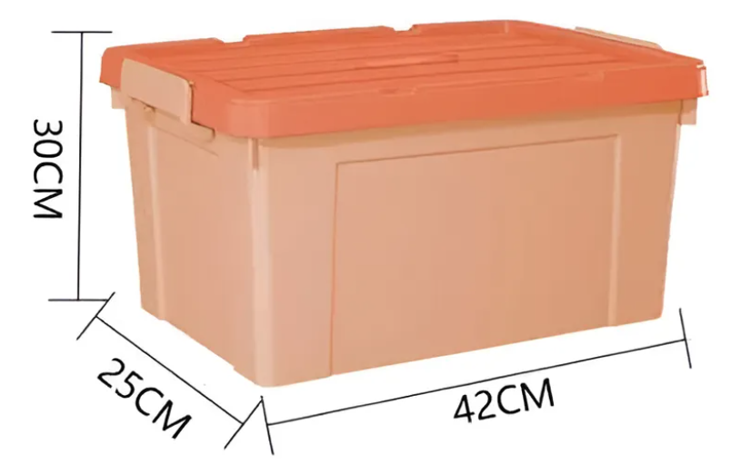 Caja Organizadora Plastica Con Tapa 20ltr-7