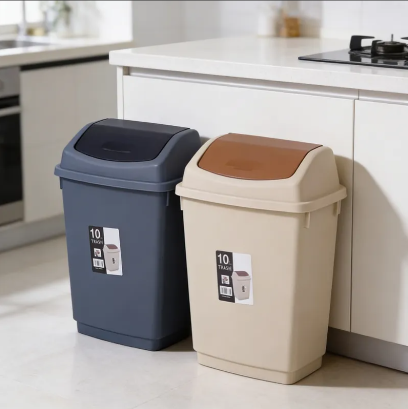 Basurero 15L plastico con Tapa-2