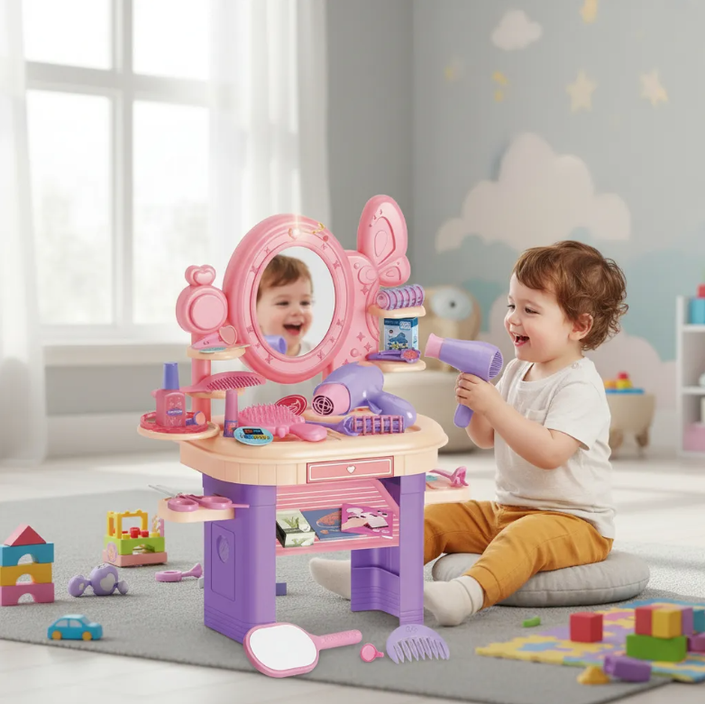 Juguete Tocador Multifuncional Con Luces Y M sica-5