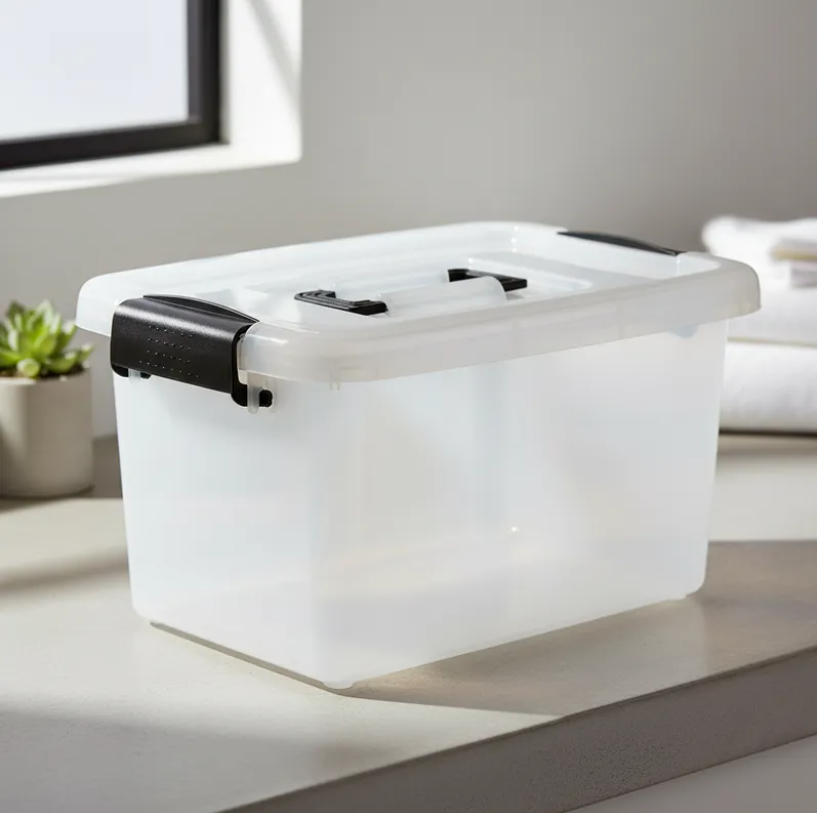 Caja organizadora plastica con tapa 15L-2