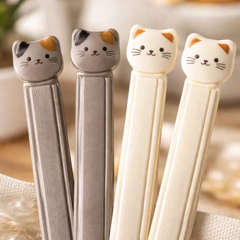 Set Clips Selladores Gato Kawaii Para Bolsas Alternativo-3