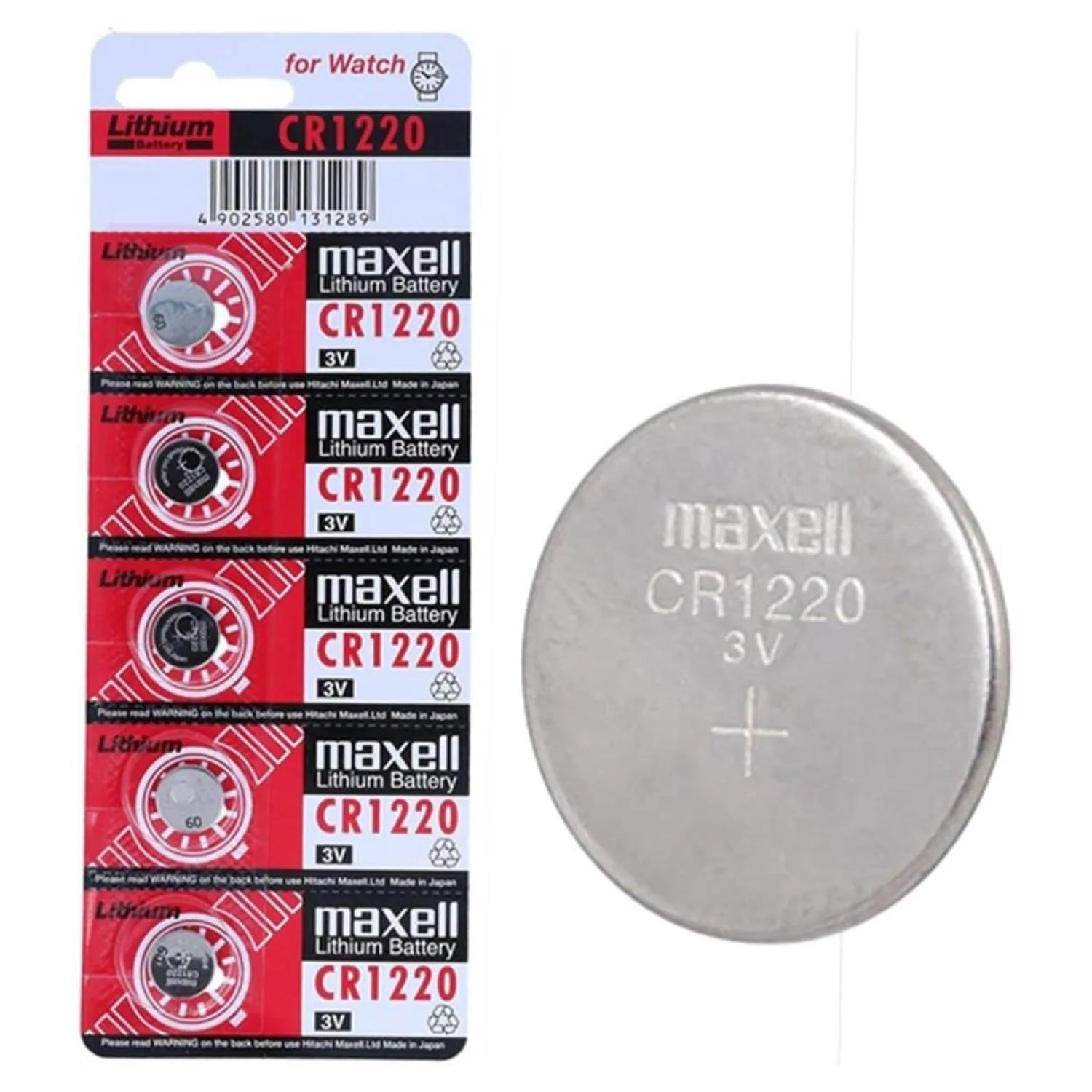 Pack 5 Pilas CR1220 Para Reloj X12205-2