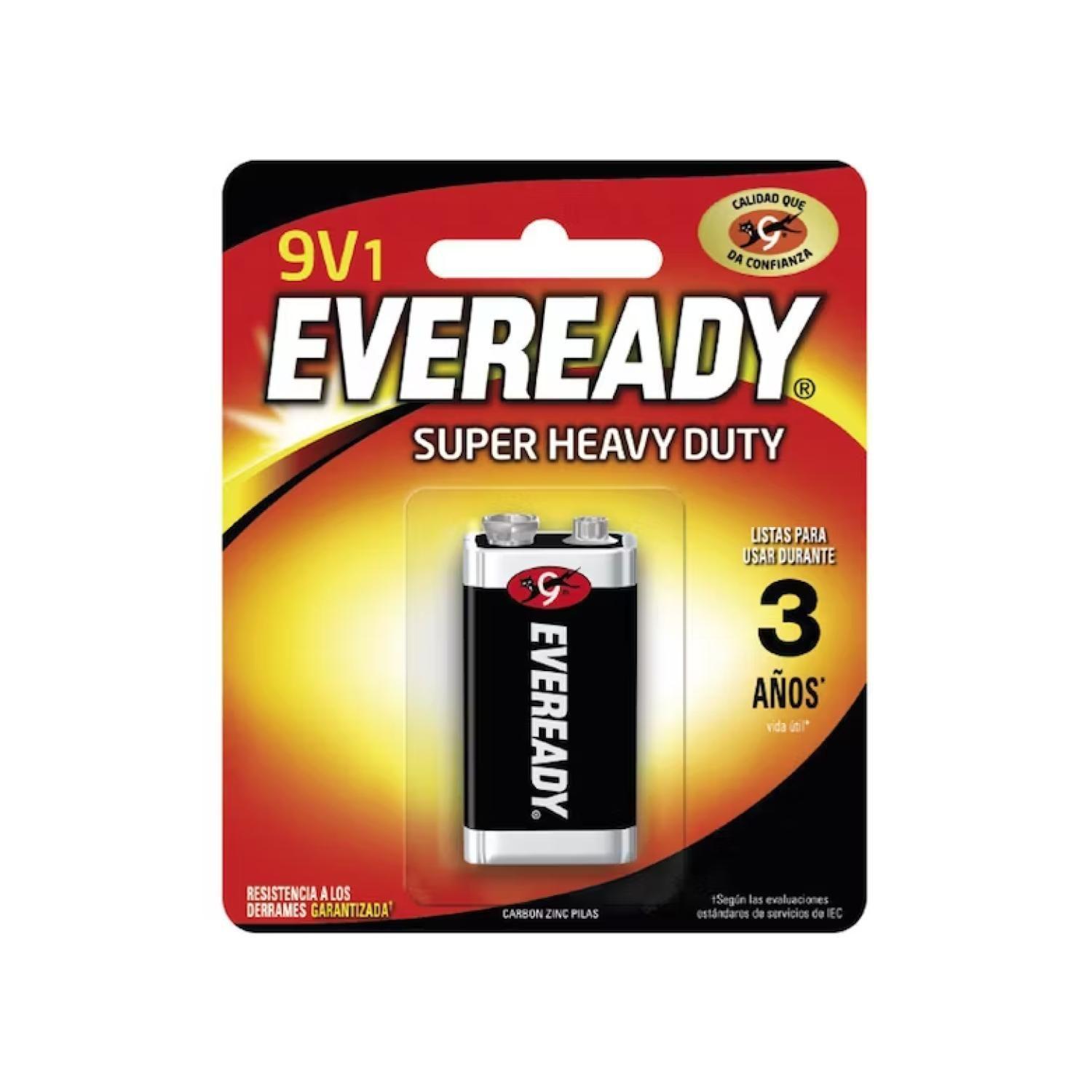 Pila Bateria 9V Zinc Carbon Extra Duracion Everead-2