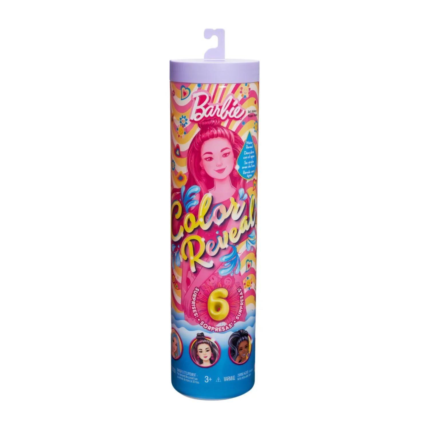 Juguete Figura Barbie Color Reveal Accesorios Arcoiris-4