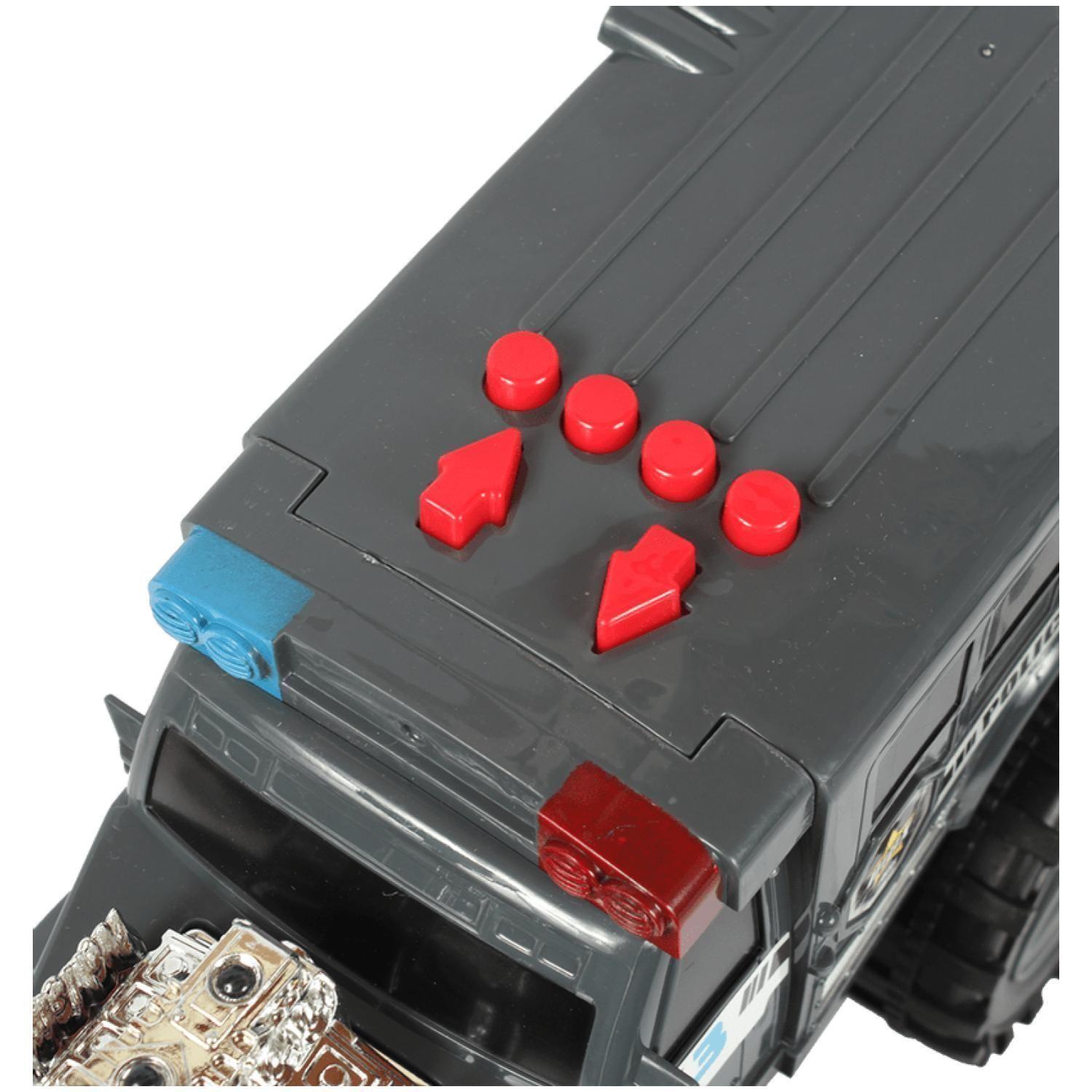 Juguete Camion MBX De Rescate Pilicia A Pilas-30