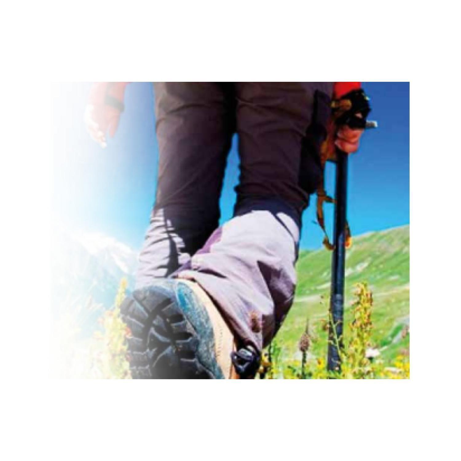 Kit 2 Bastones Para Trekking Antishock Desbloqueable-2