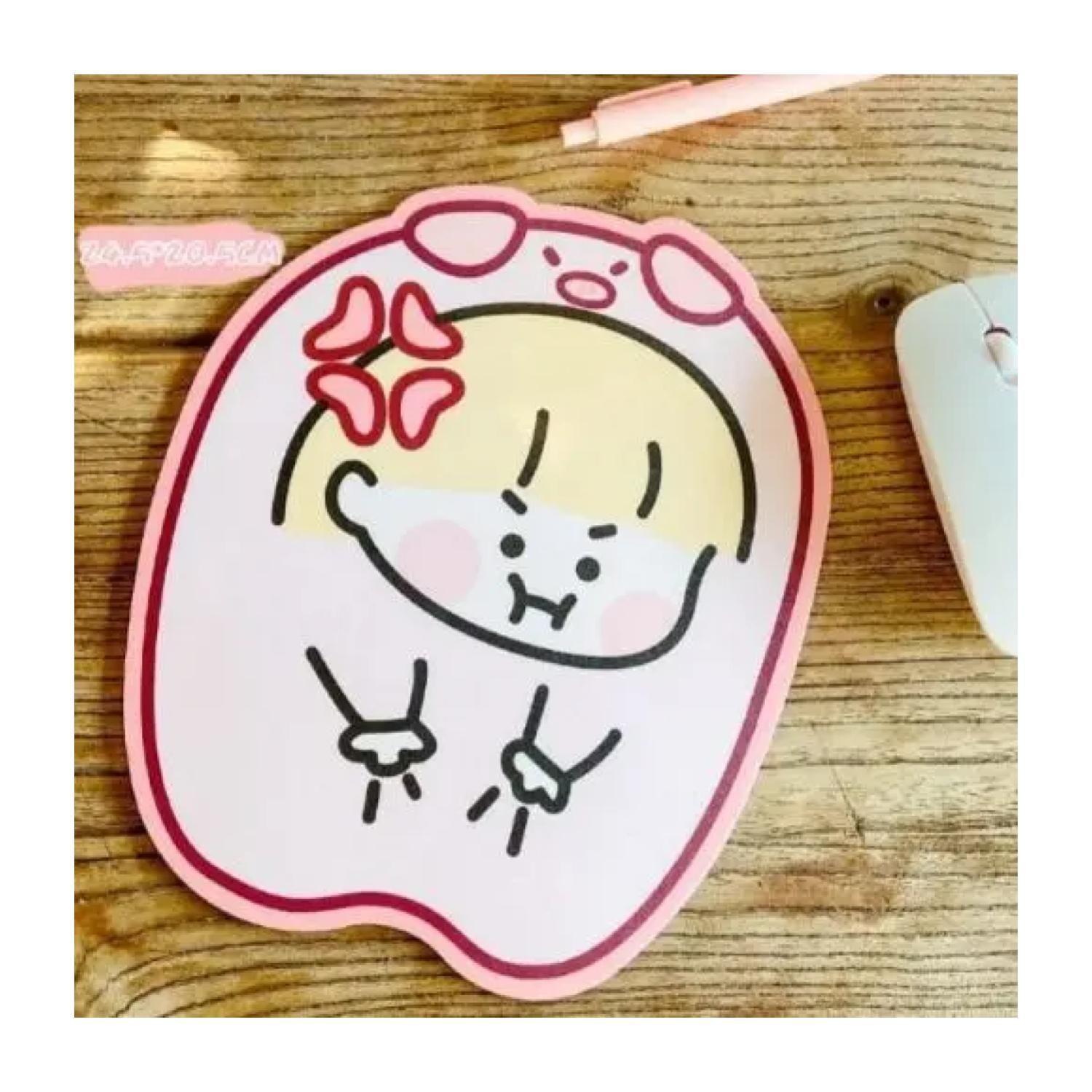 MousePad 19x23cm Antideslizante Diseño Chanchito-1