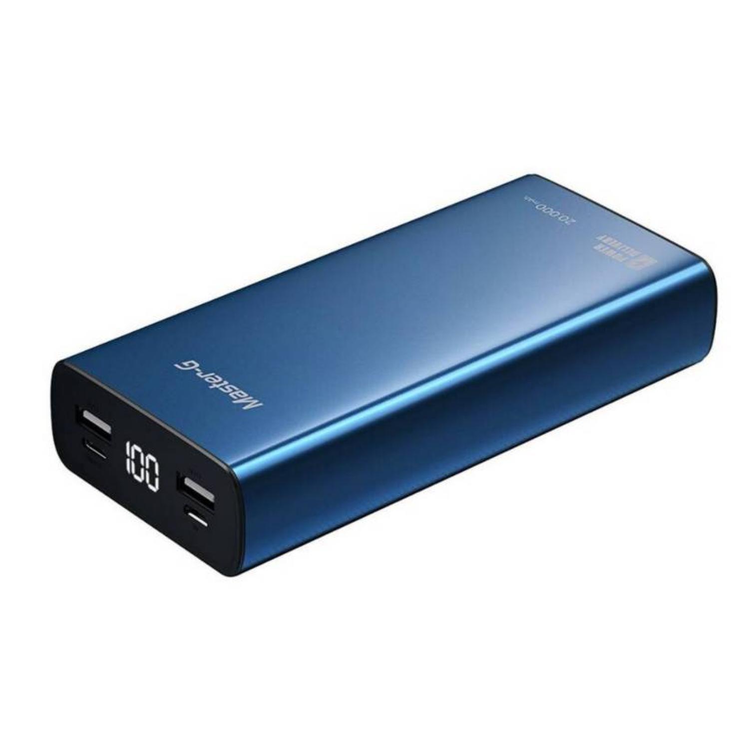 Cargador Portatil PowerBank 20000mAh Carga Rapida Master G-3