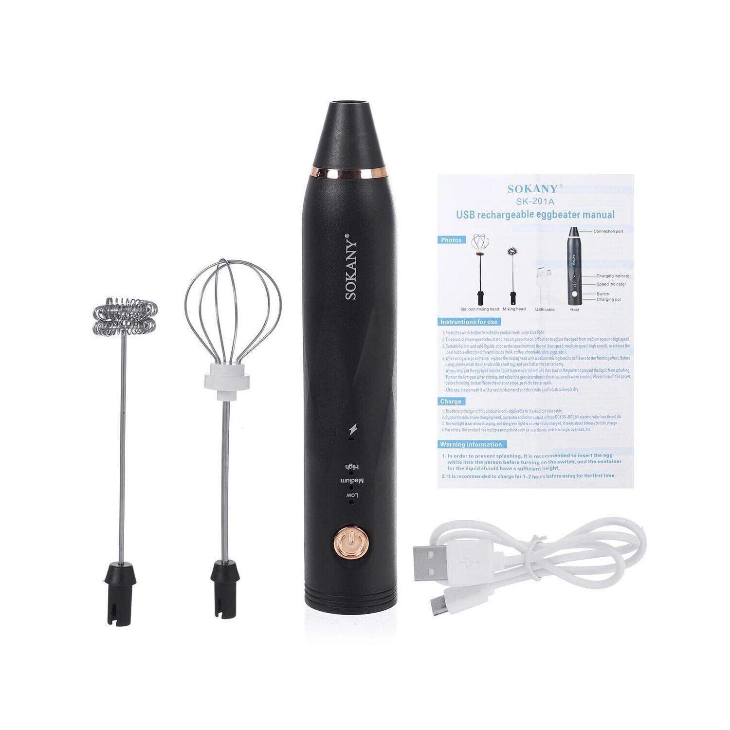 Mezclador Batidor Para Cafe Espumador Leche-4