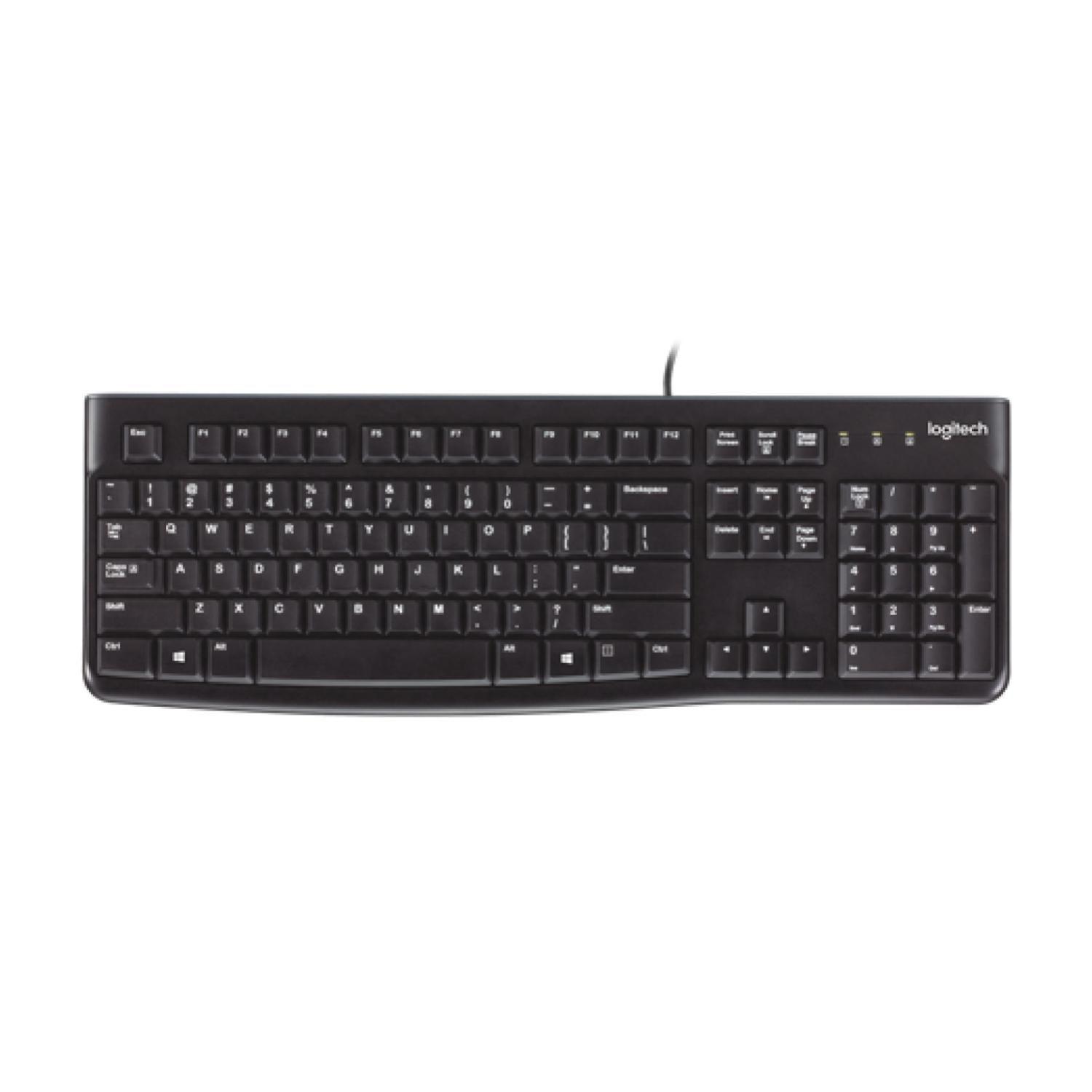 Teclado Silencioso USB Negro K120-1