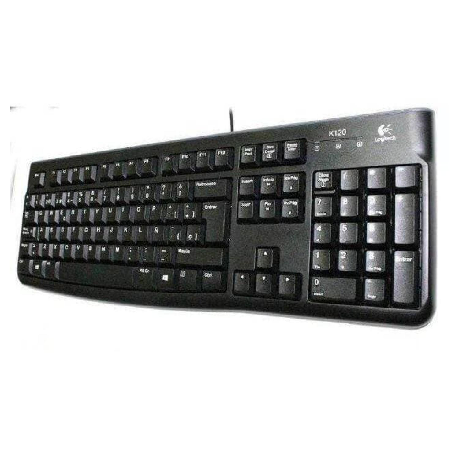 Teclado Silencioso USB Negro K120-2