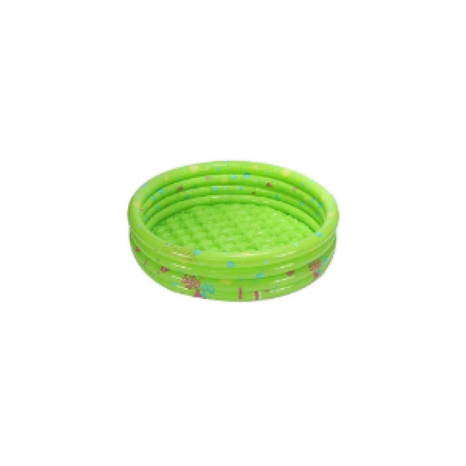 Piscina Inflable Redonda 90x30cm Infantil Verde-0