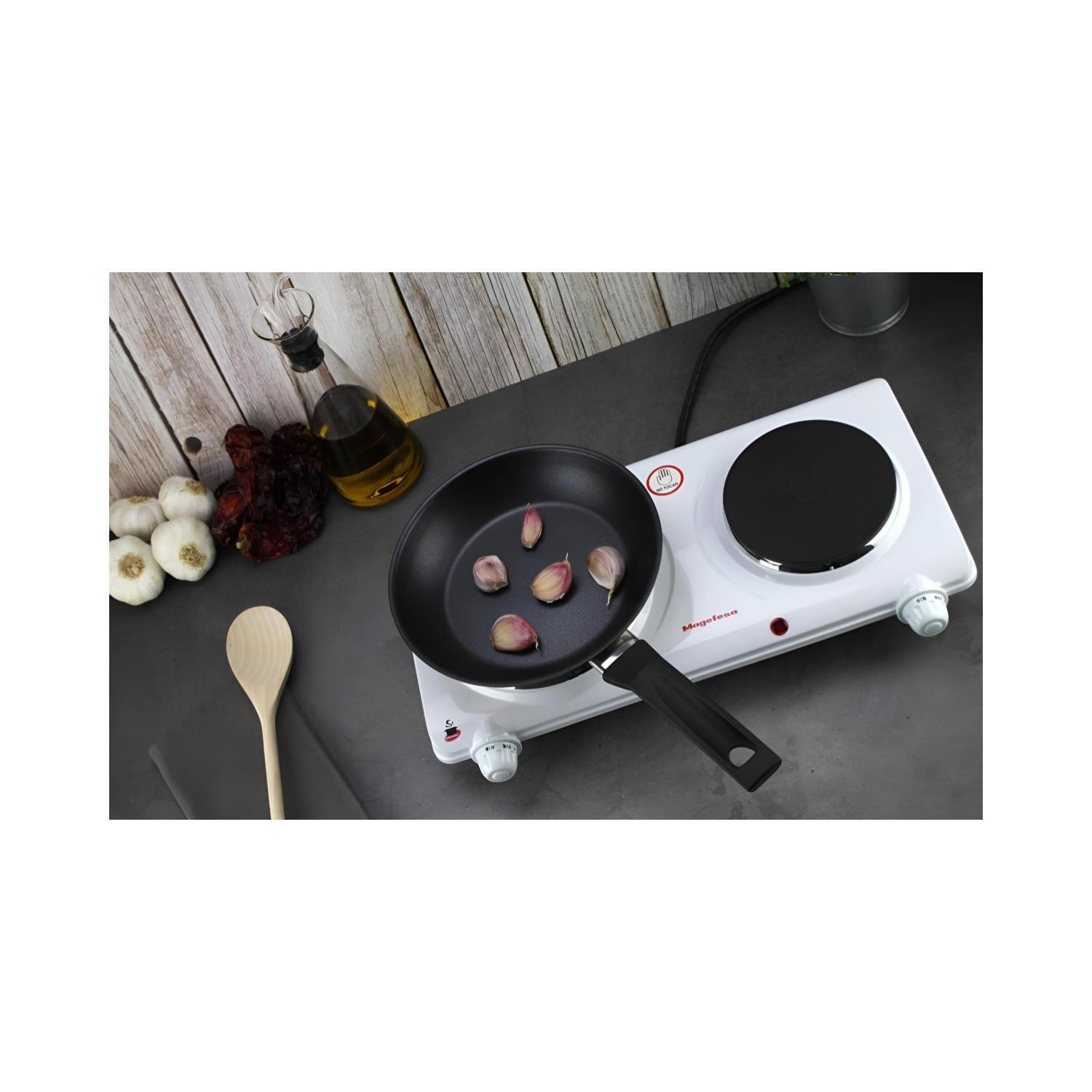 Cocina Electrica 2 Platos 2250W Blanco MGF8023 Magefesa-2