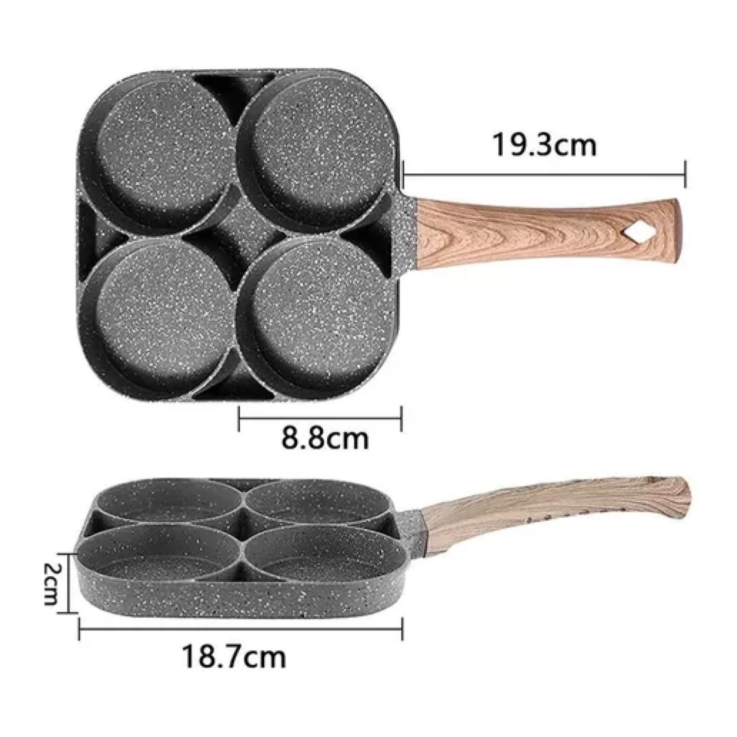 Sarten Antiadherente 4 Secciones Multiusos Negro-3