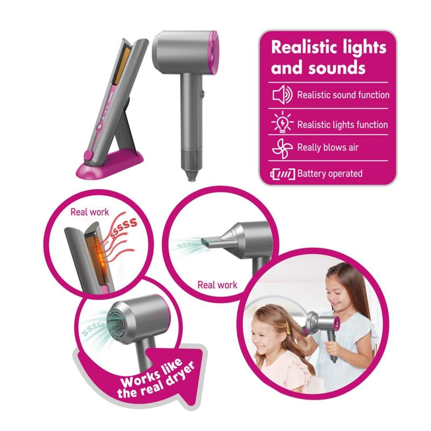 Juguete Set Salon De Belleza 7Pzas Con Luces Y Sonidos Infantil-2