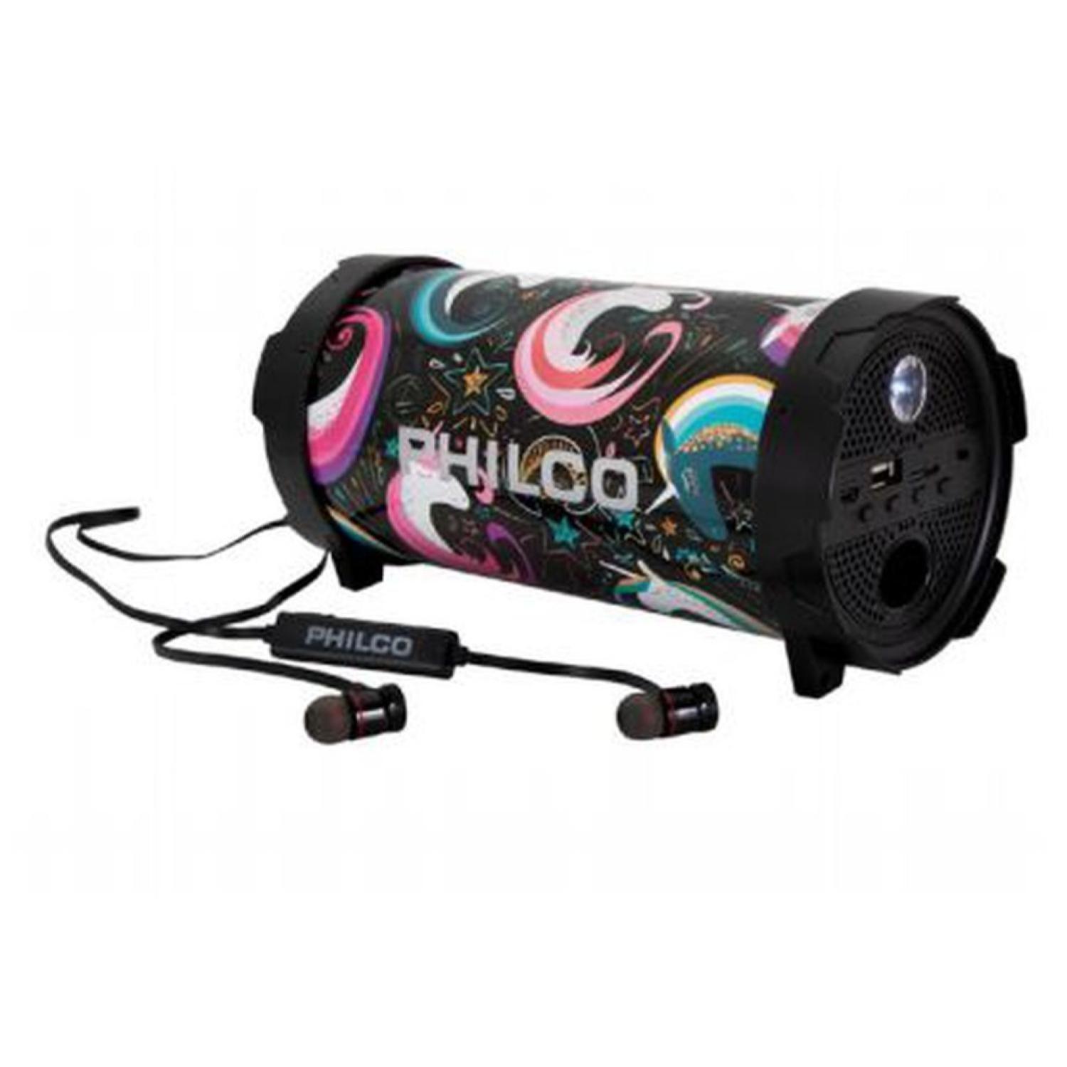 Pack Parlante Bluetooth 10W Diseño Audifonos Bluetooth Philco-0