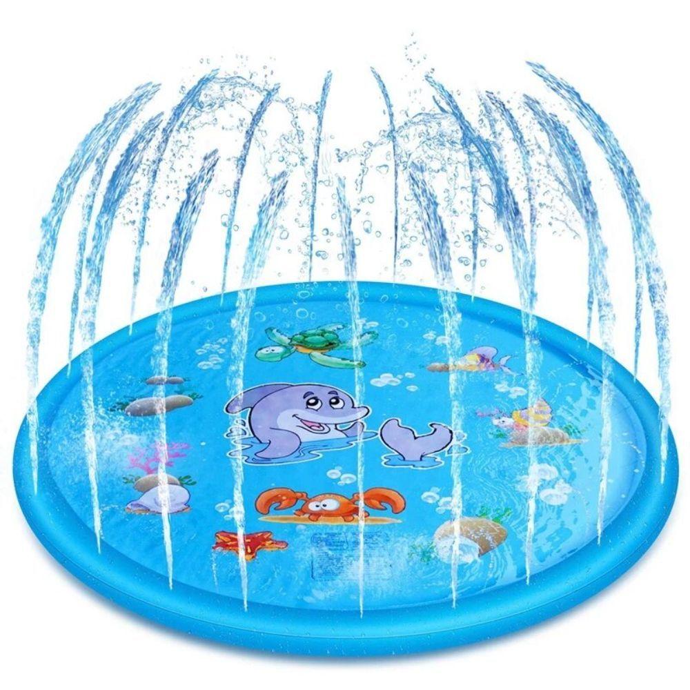 Juguete Piscina Inflable Lanza Agua Redonda 100cm Infantil-0