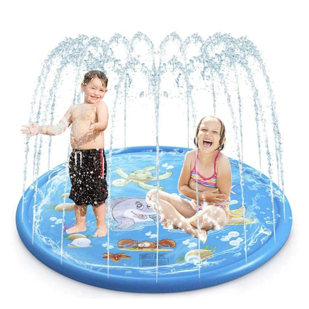 Juguete Piscina Inflable Lanza Agua Redonda 100cm Infantil-1