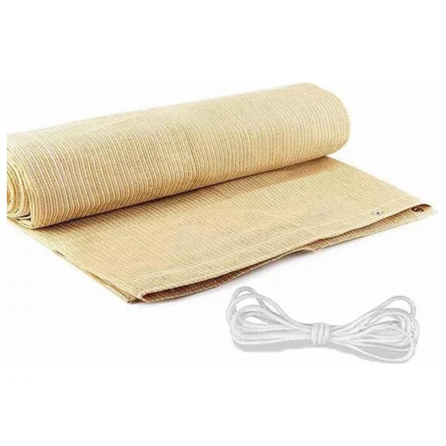 Toldo Vela Malla Sombreadora Rectangular Beige 3x4Mts Malla Raschel-4