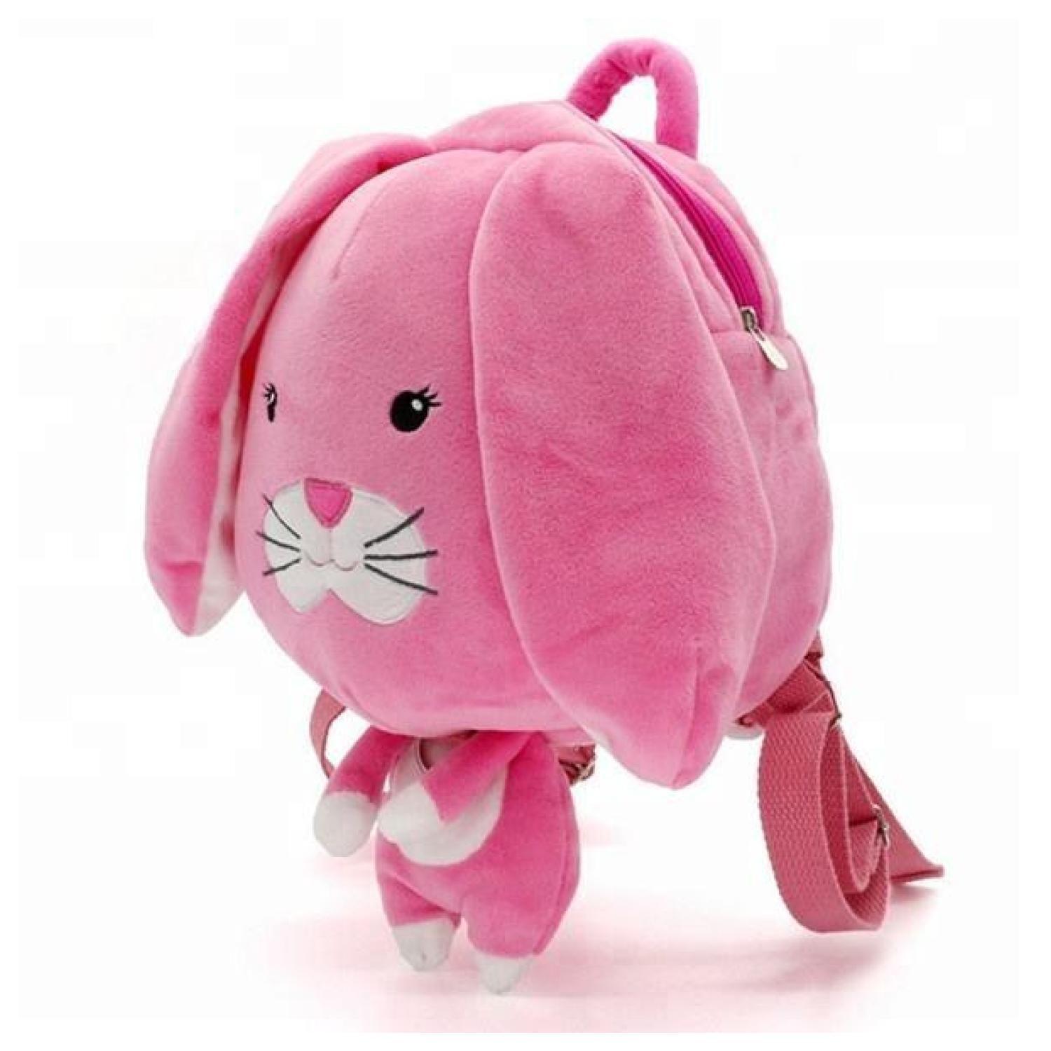 Mochila Arnes Anti Extravio Perdida Infantil Conejo Rosado-0
