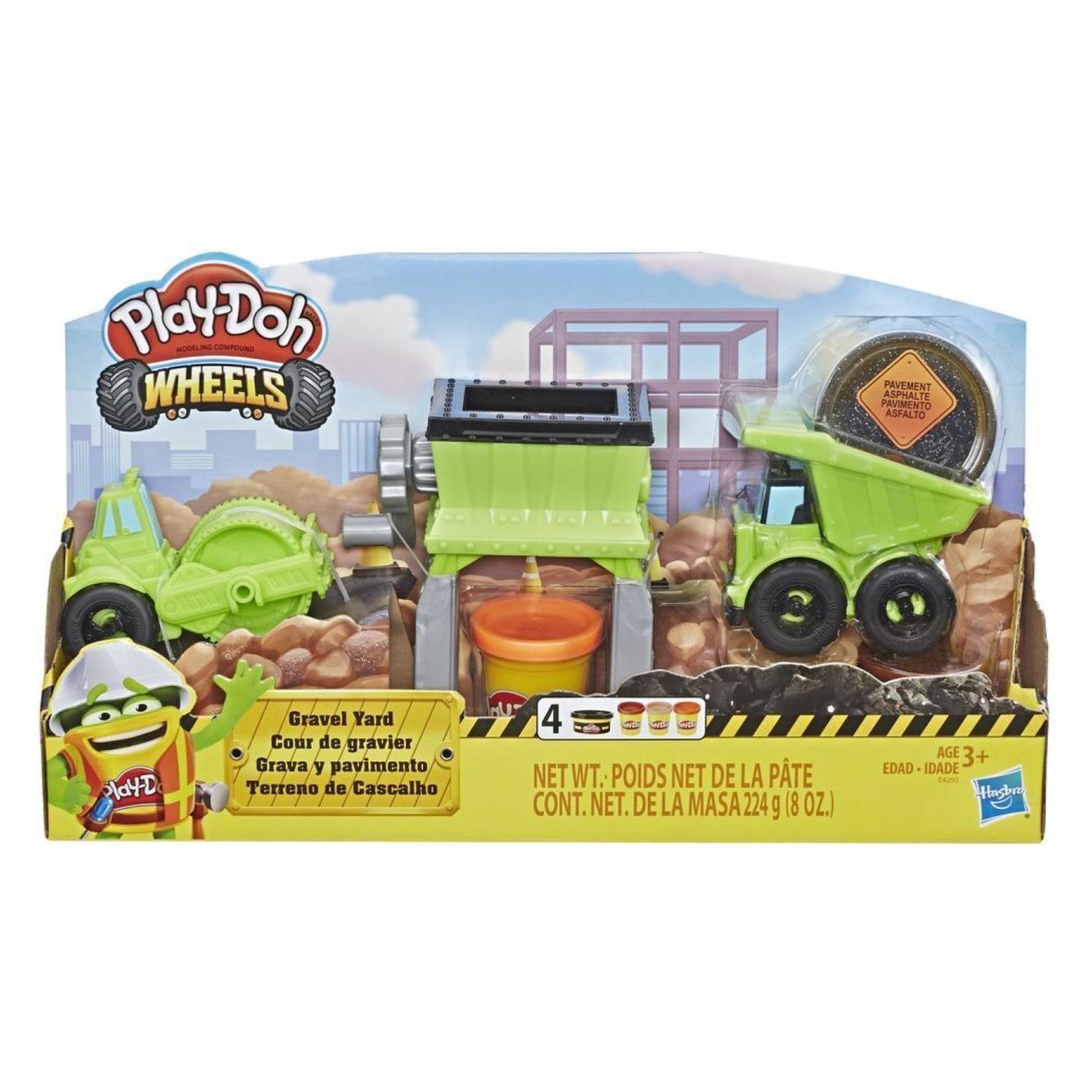 Juguete Construccion Camion De Grava Y Pavimento Con Masa 3 Colores-21