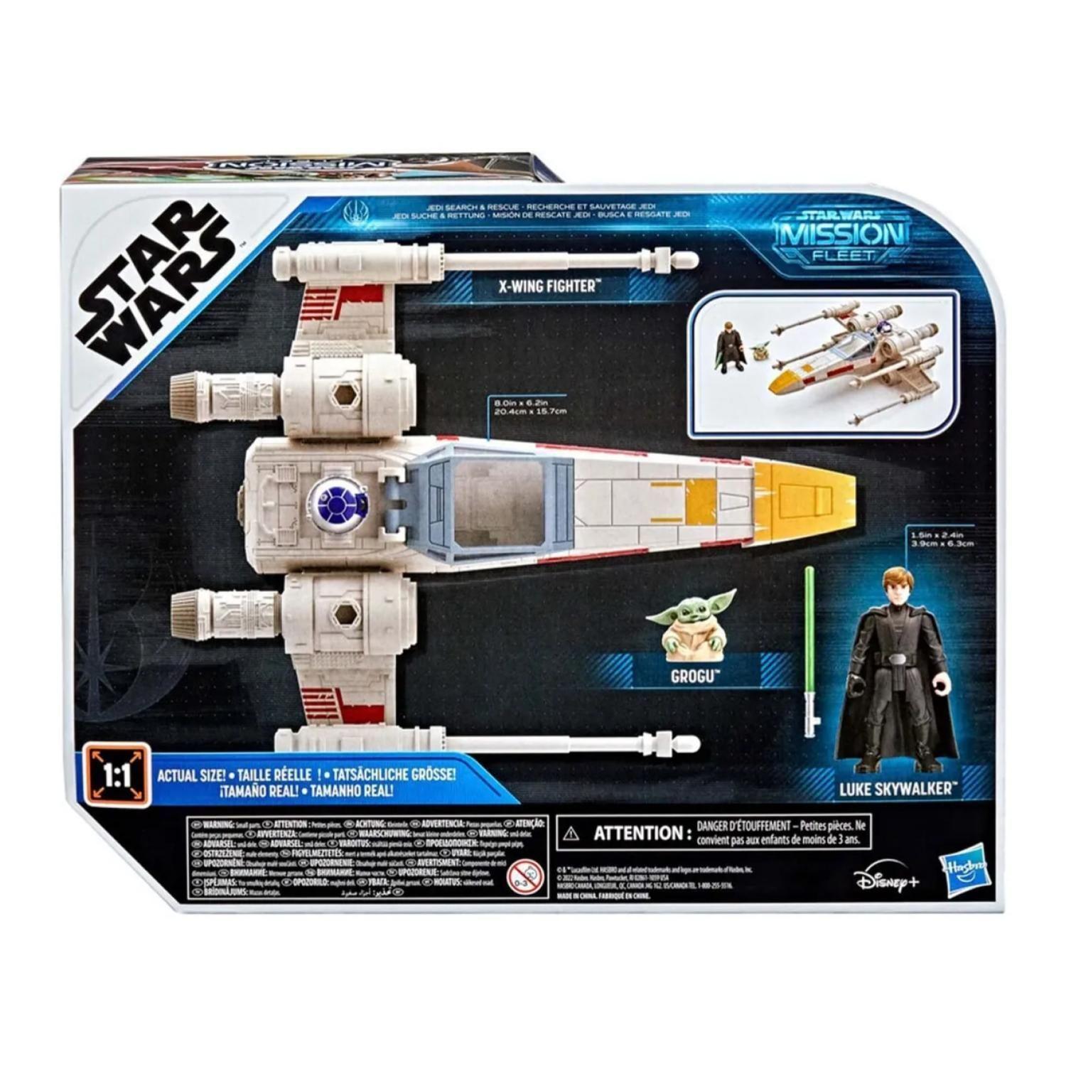 Juguete Figura Nave Star Wars Mission Fleet Luke Grogu-4