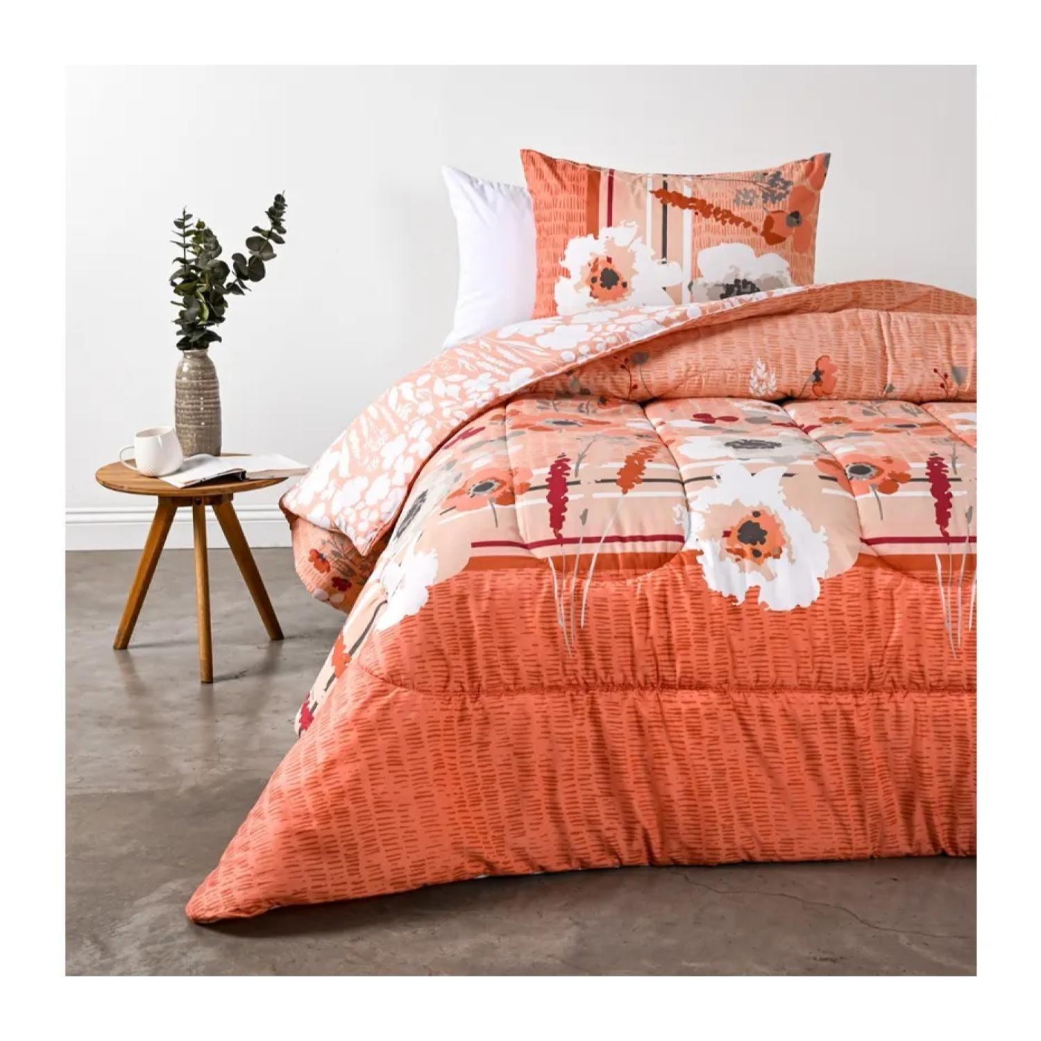Plumon 1.5 Plazas 180X240cm Microfibra Alba Estampado American Family-1