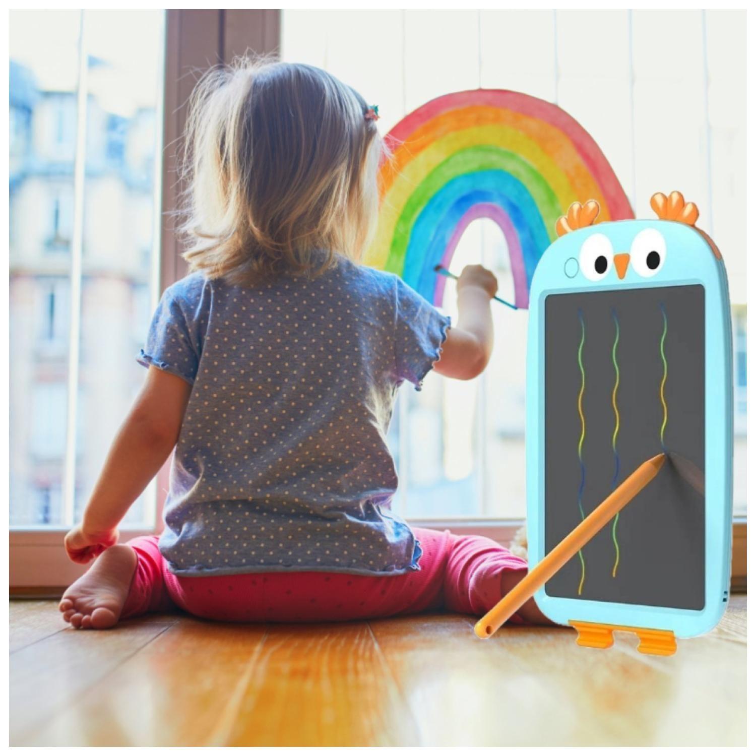 Juguete Pizarra Magica LED Con Plumon Rosado Diseño Infantil-2