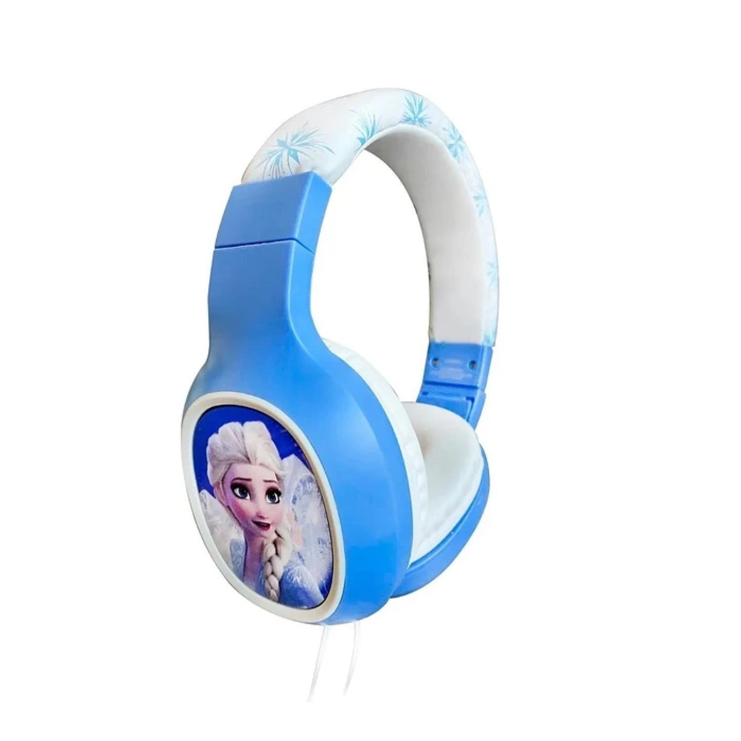 Audifonos Manos Libres OverEar Infantil Celeste Frozen-0