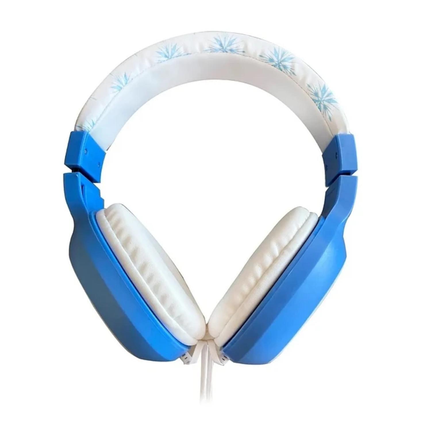 Audifonos Manos Libres OverEar Infantil Celeste Frozen-1