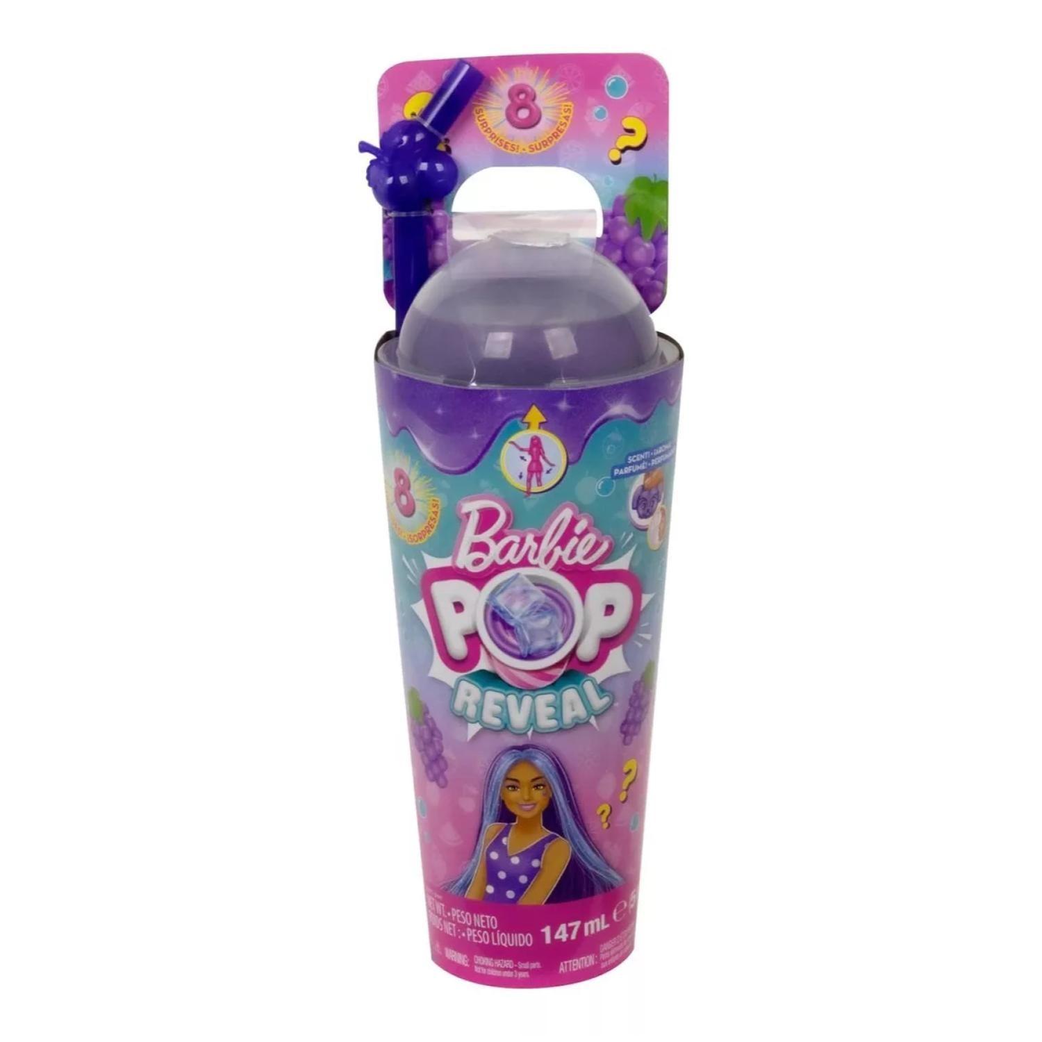 Juguete Figura Barbie Pop Reveal Mascota Accesorios Uva-5