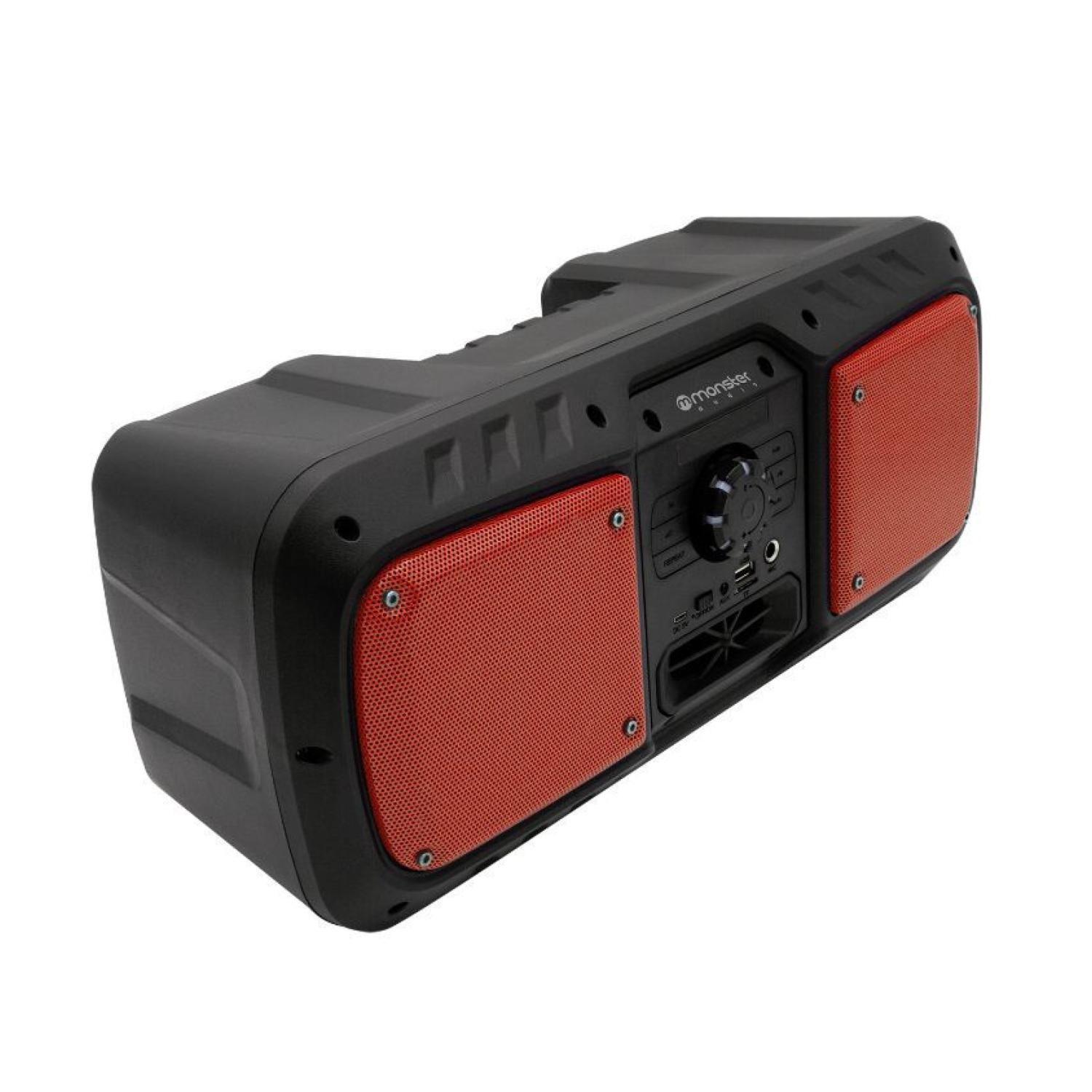 Parlante Bluetooth USB AUX 5Wx2 RMS Negro 529BK Monster-1