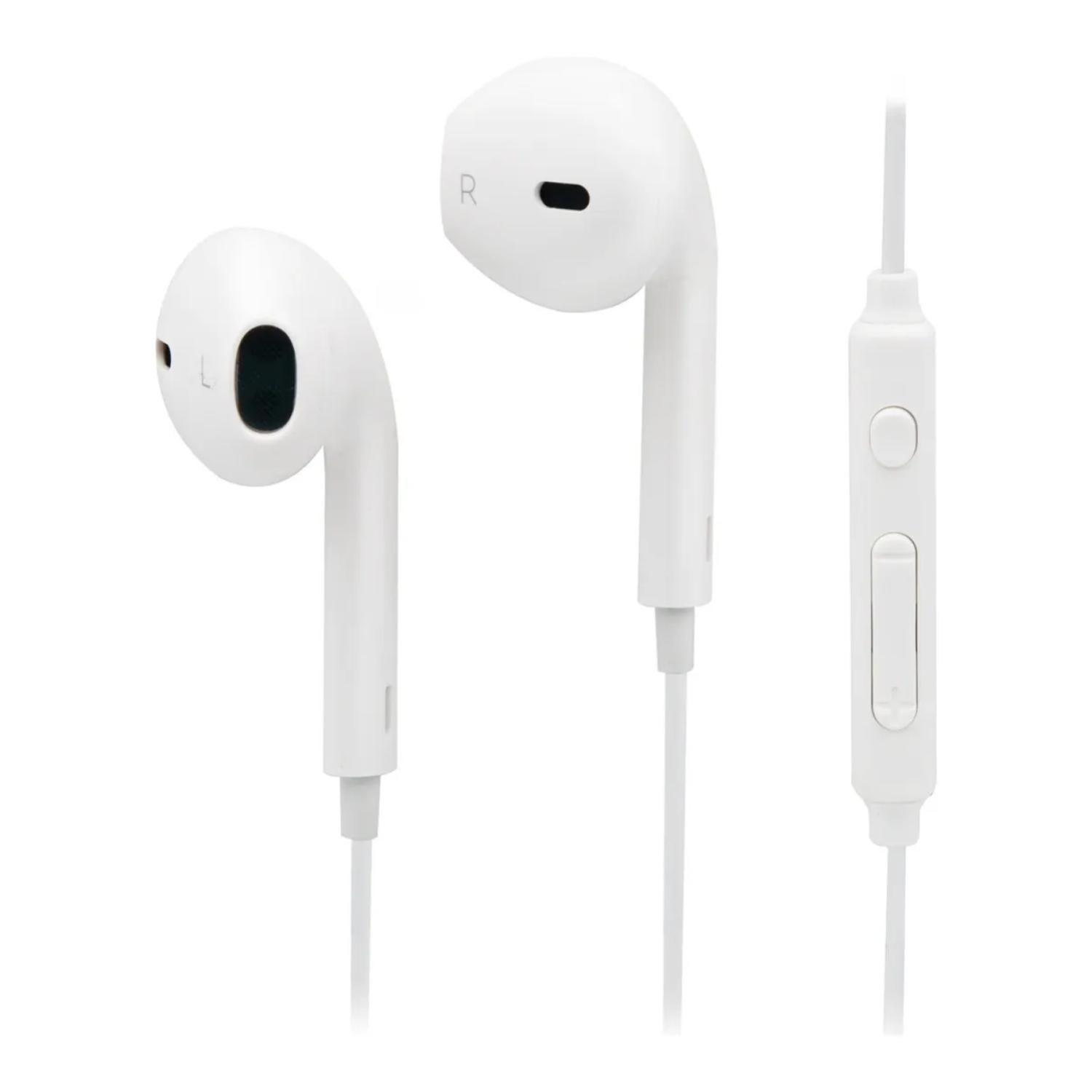 Audifono Manos Libres Jack 3.5 Blanco D40-1