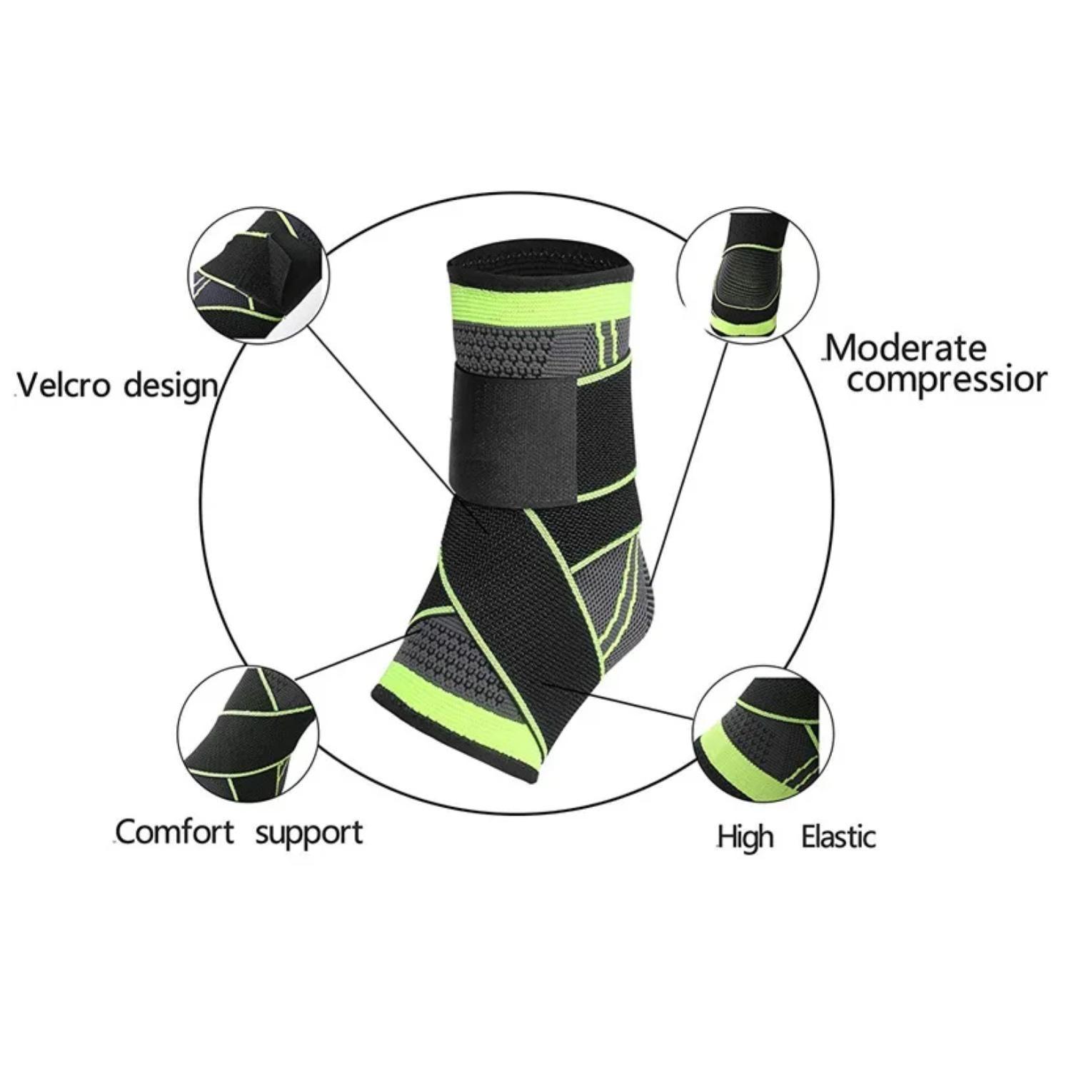 Tobillera Deportiva Elastica Compresion Cuidado Lesion-1
