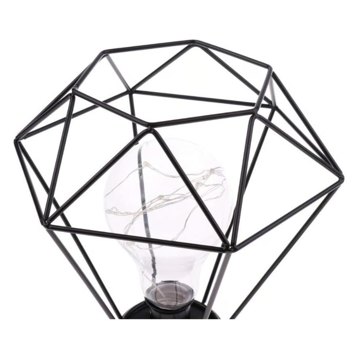 Lampara De Mesa Dormitorio Minimalista USB Diamante-1