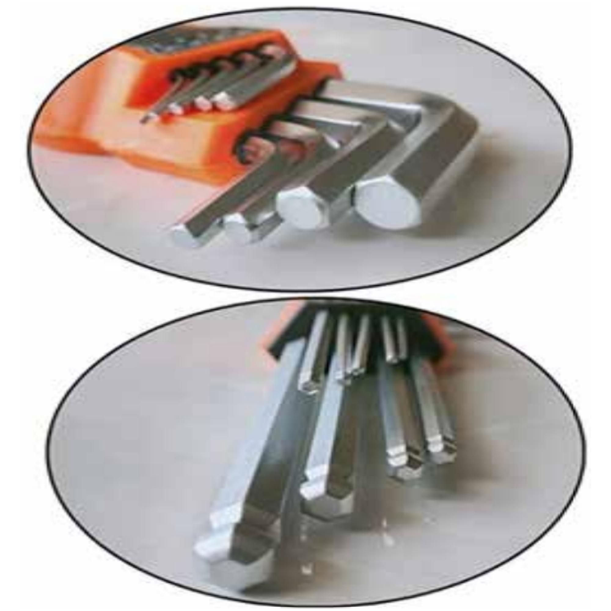 Juego De Llaves Allen 9 Piezas Metalicas-2