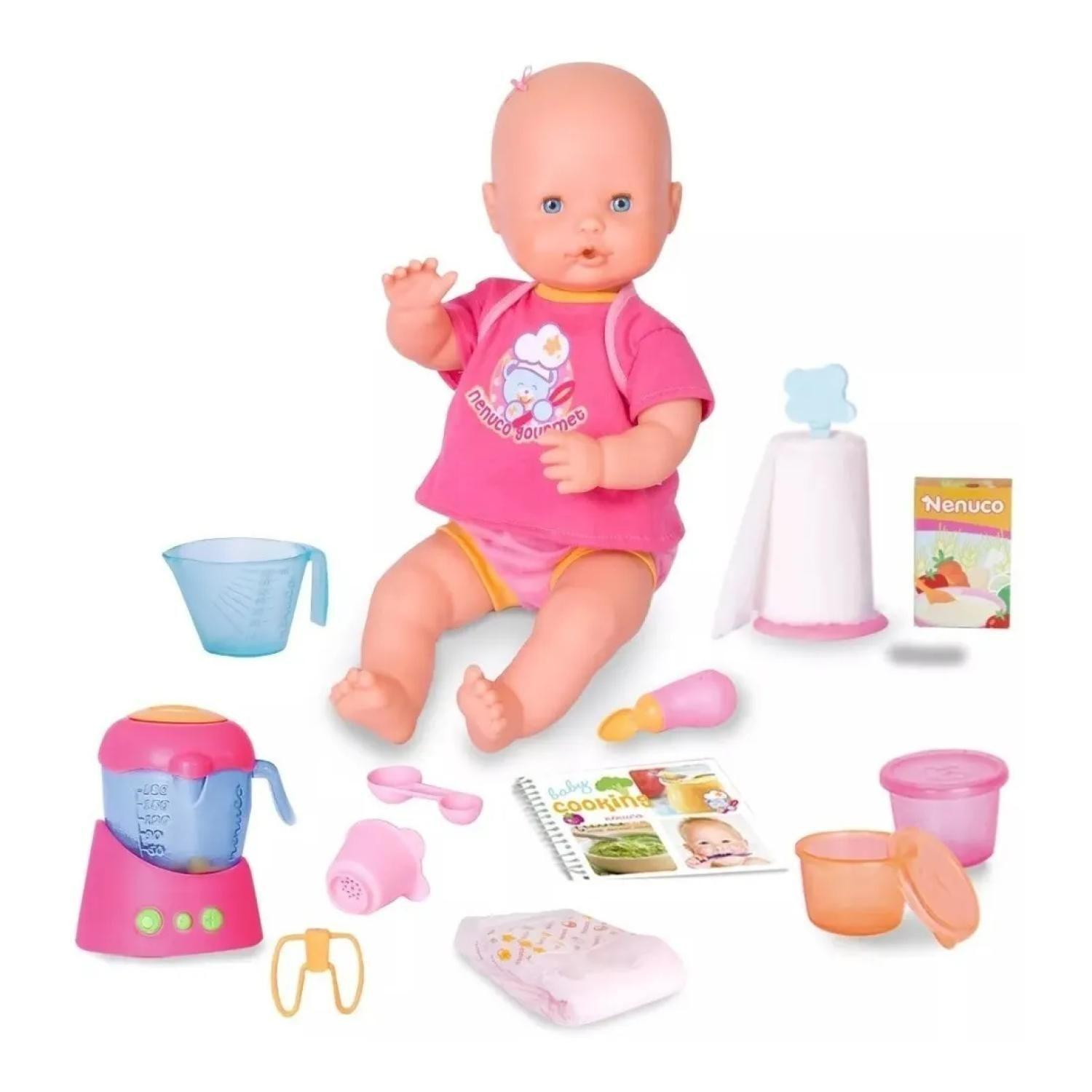 Juguete Muñeca Meriendita 40Cm Con Accesorios Nenuco-1
