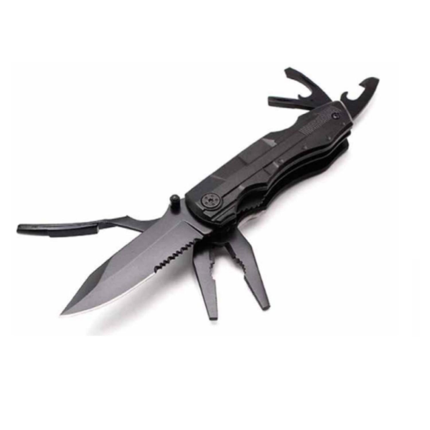 Alicate Navaja Multiuso 16 En 1 Ergonomico Con Accesorios-0