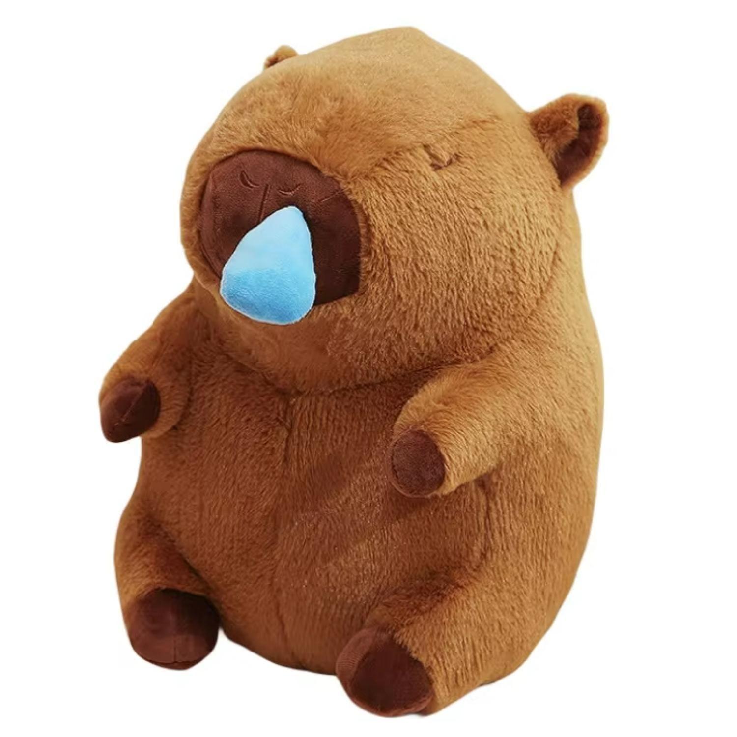 Juguete Peluche Capibara 23cm Con Gota Retractil Infantil-0