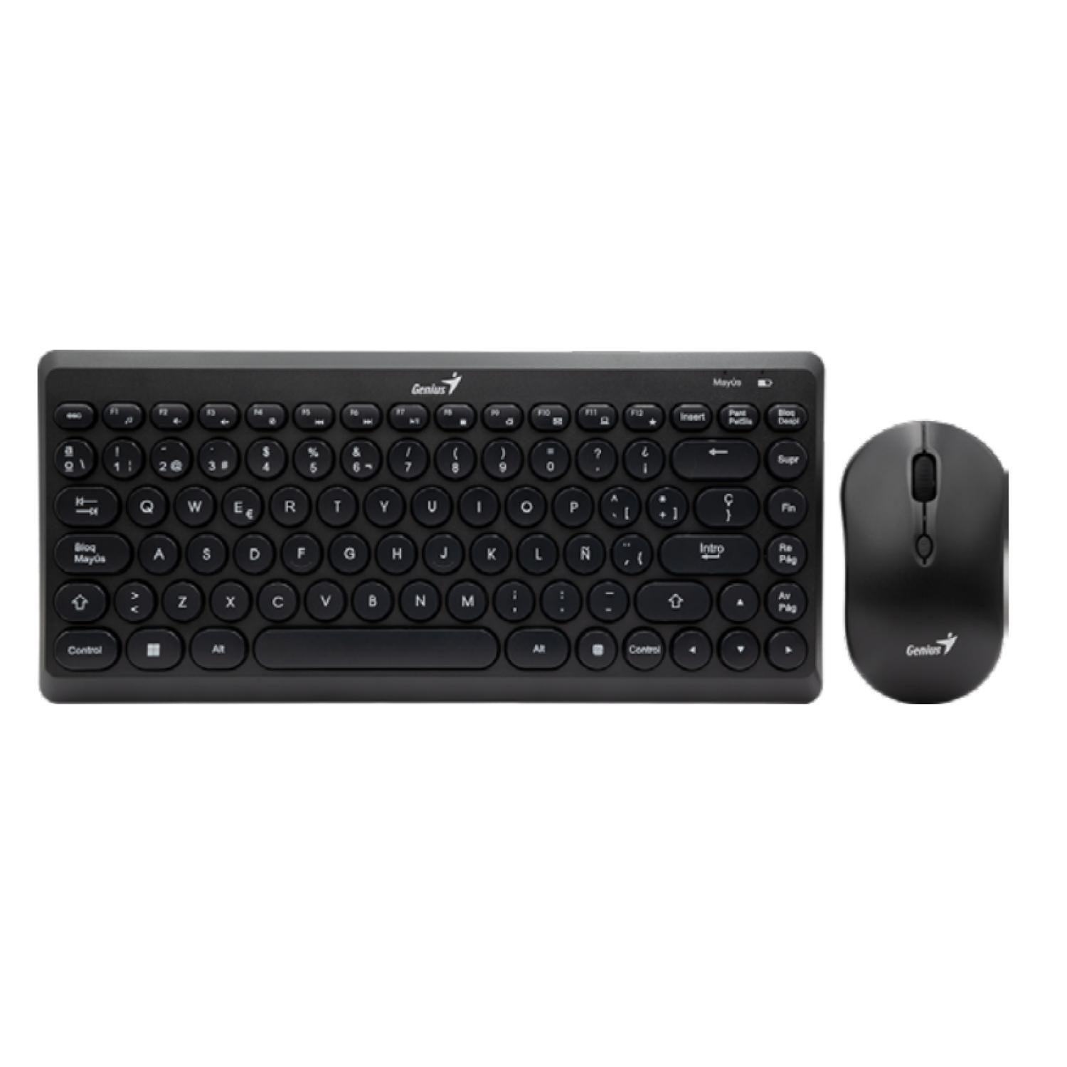 Kit Teclado Y Mouse Inalambrico USB Luxemate Q8000 Genius-0