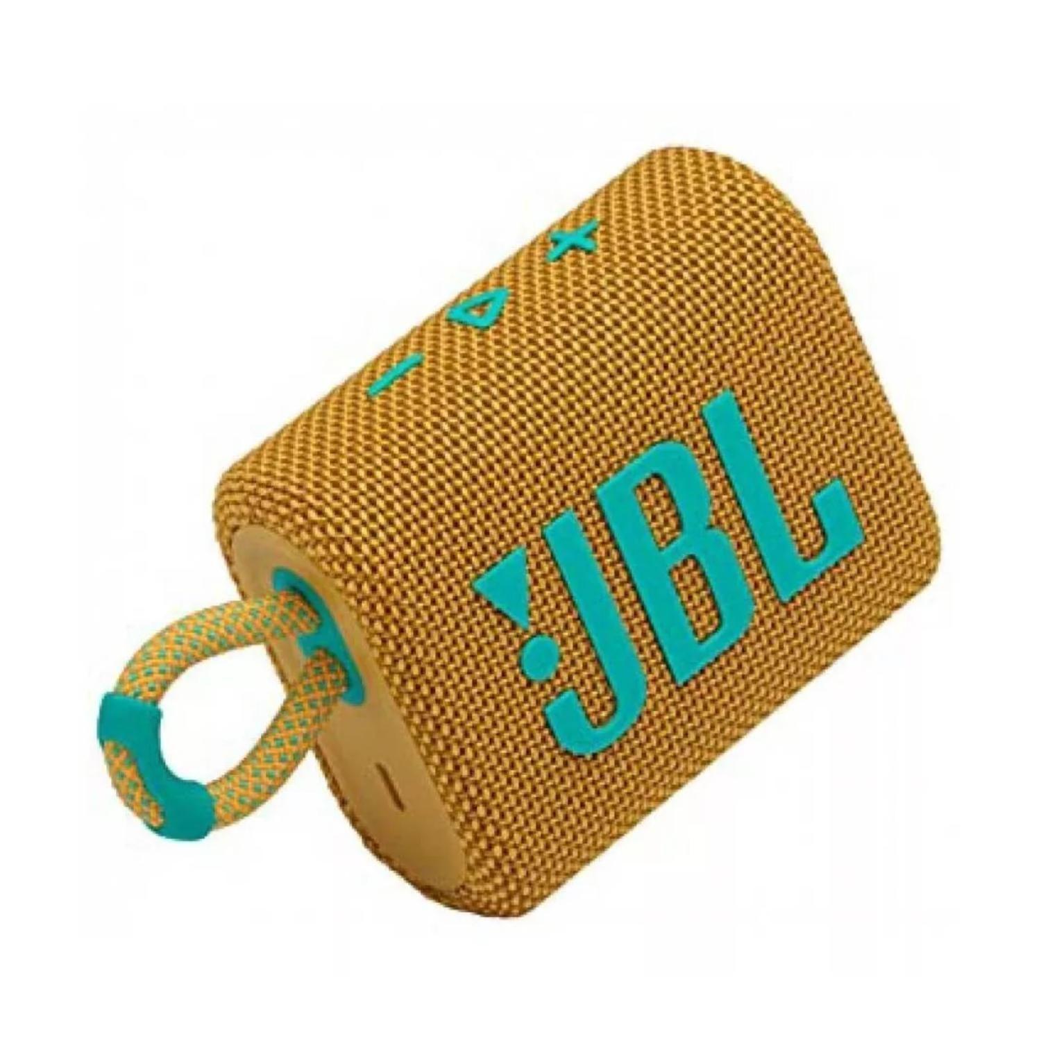 Parlante Bluetooth Portatil 4W RMS IP67 Amarillo GO 3 JBL-0