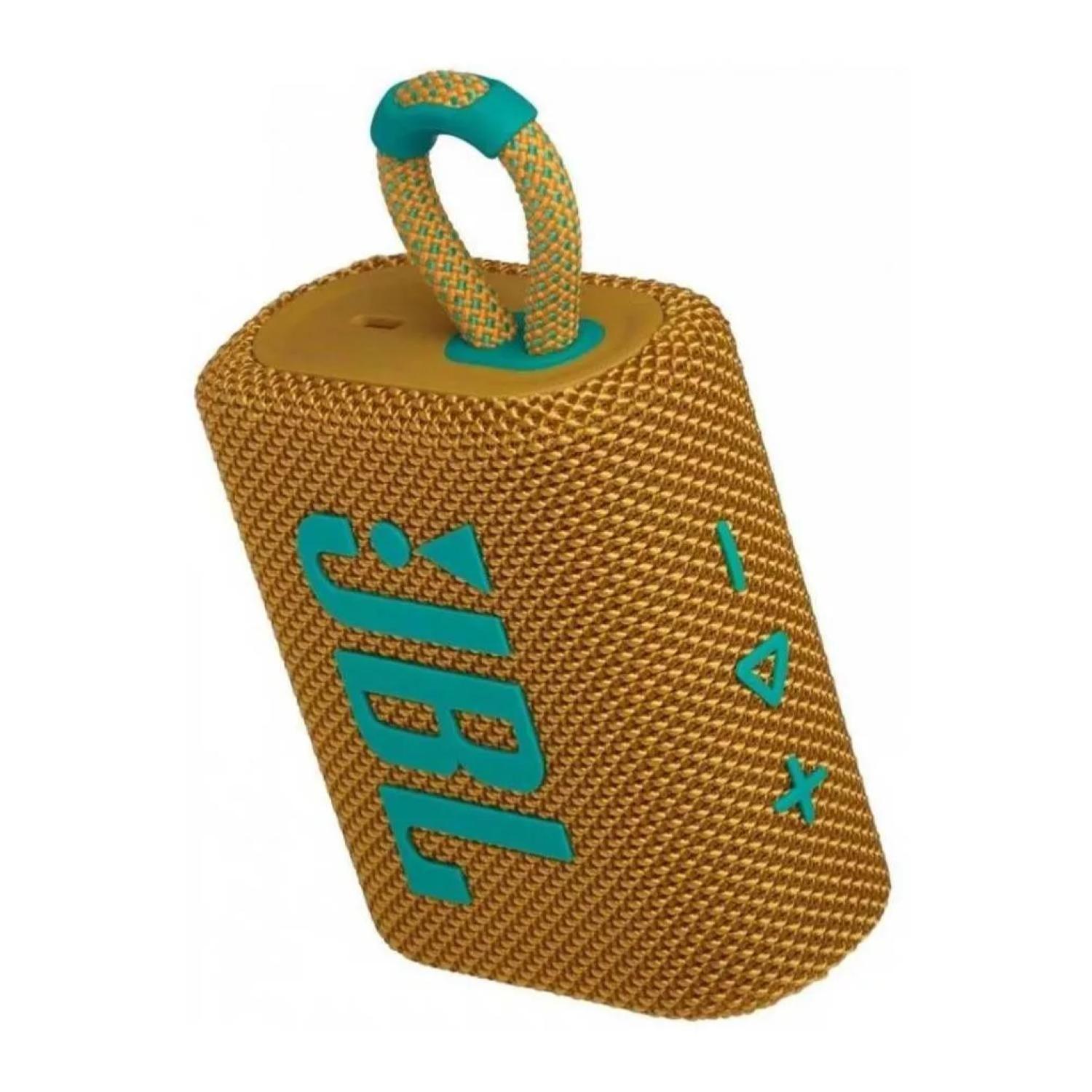 Parlante Bluetooth Portatil 4W RMS IP67 Amarillo GO 3 JBL-3