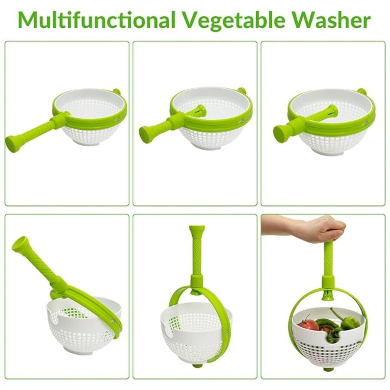 Secador Escurridor Spinner Vegetales Alimentos Cocina-3