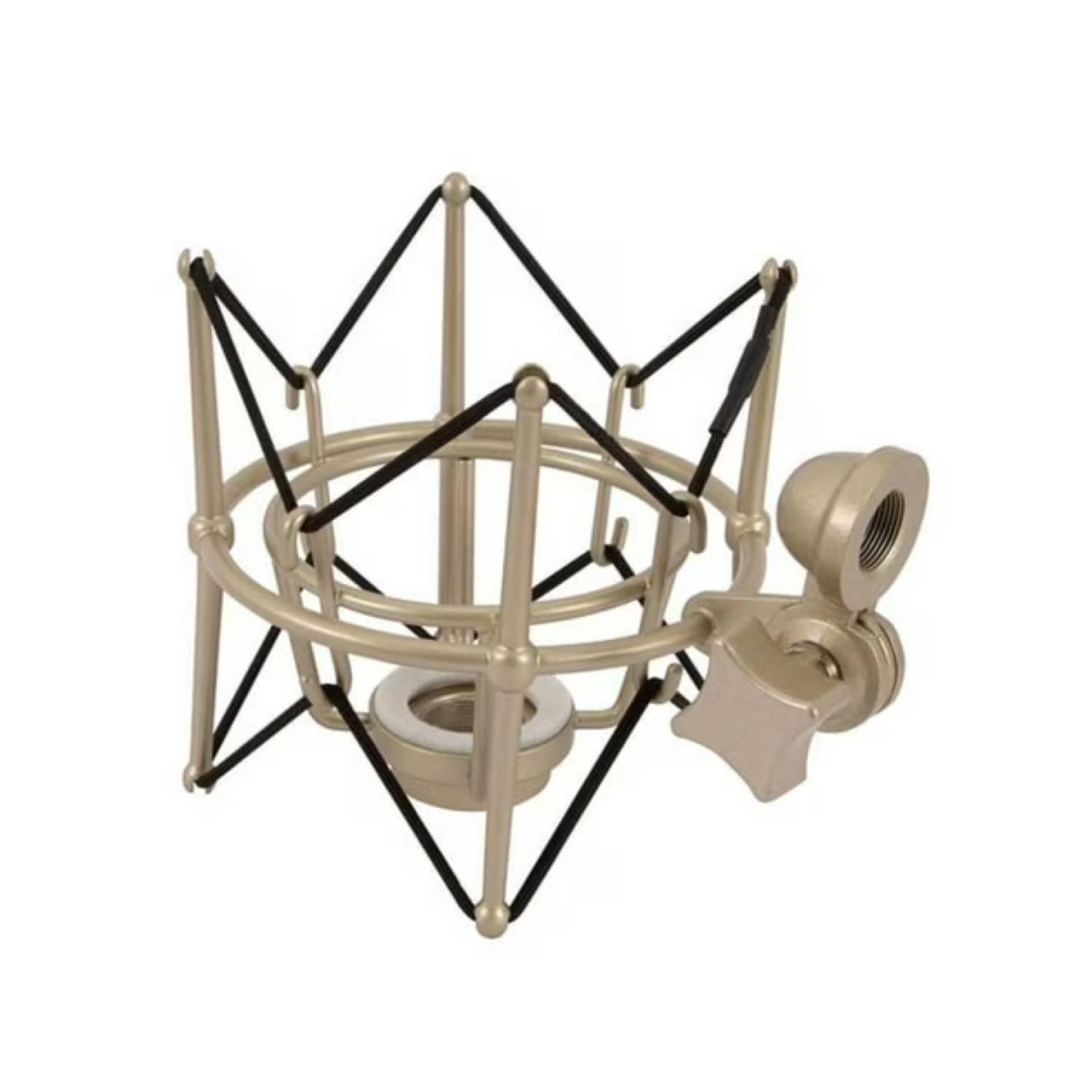 Kit Microfono Estudio Antipop Soporte Metalico-4
