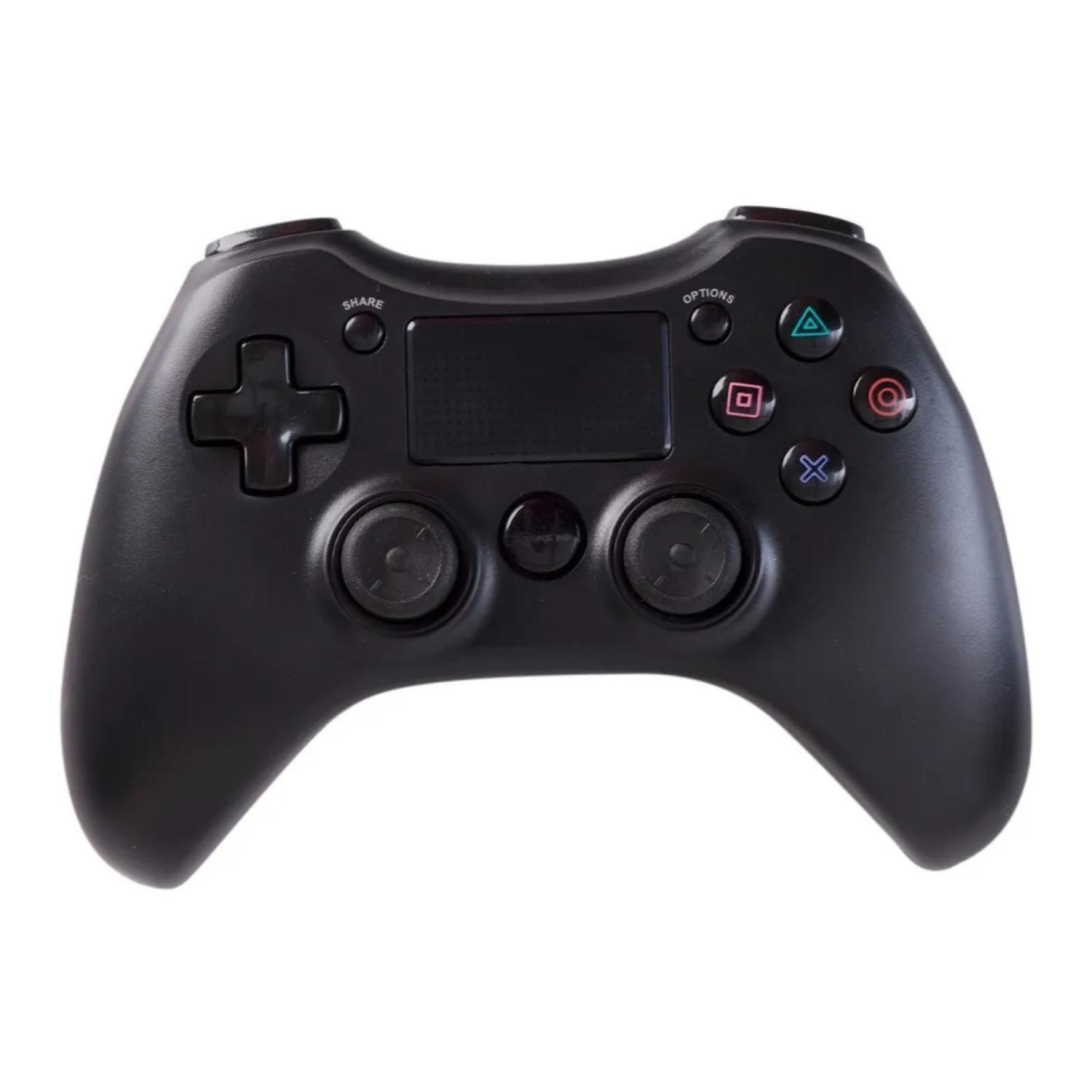 Joystick Control Inalambrico PC PS4 PS3 Negro-0