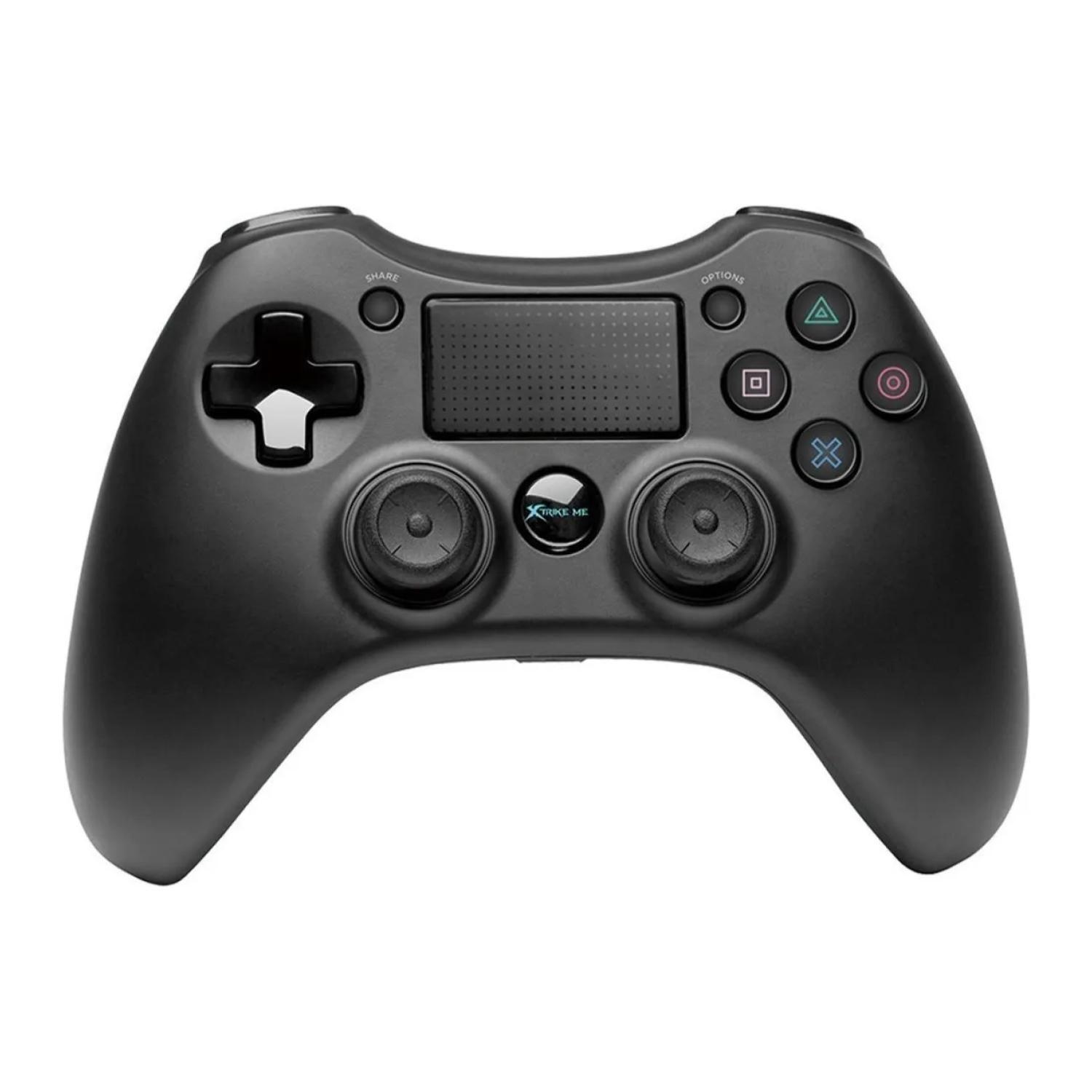 Joystick Control Inalambrico PC PS4 PS3 Negro-1