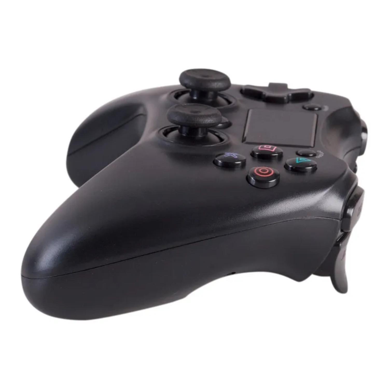Joystick Control Inalambrico PC PS4 PS3 Negro-3
