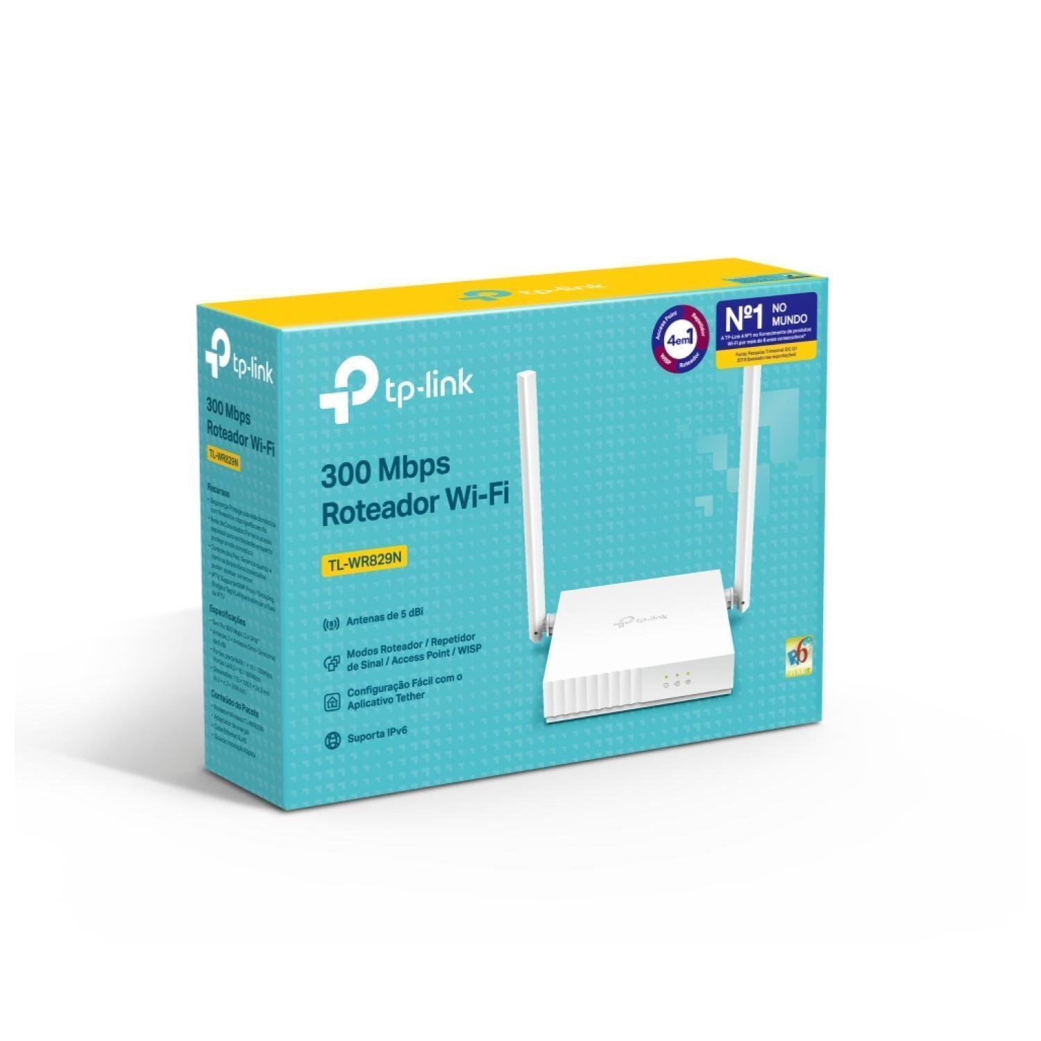 Router WiFi Roteador 300Mbps Blanco TL-WR829N Tp-Link-3